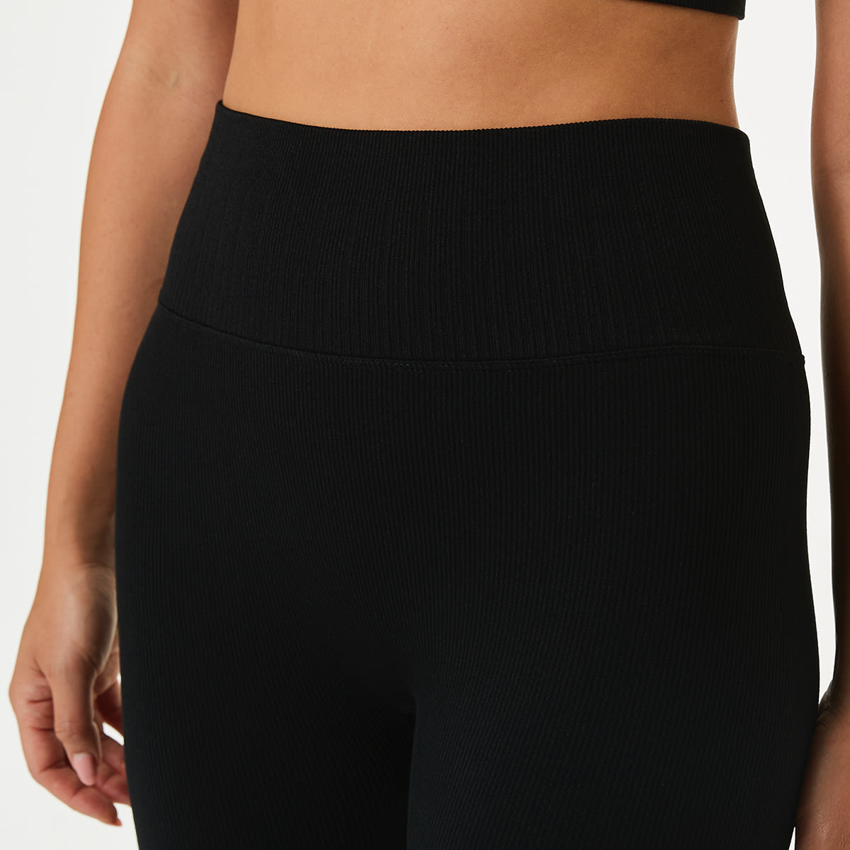 Active Womens Seamfree Rib Studio Leggings Kmart NZ