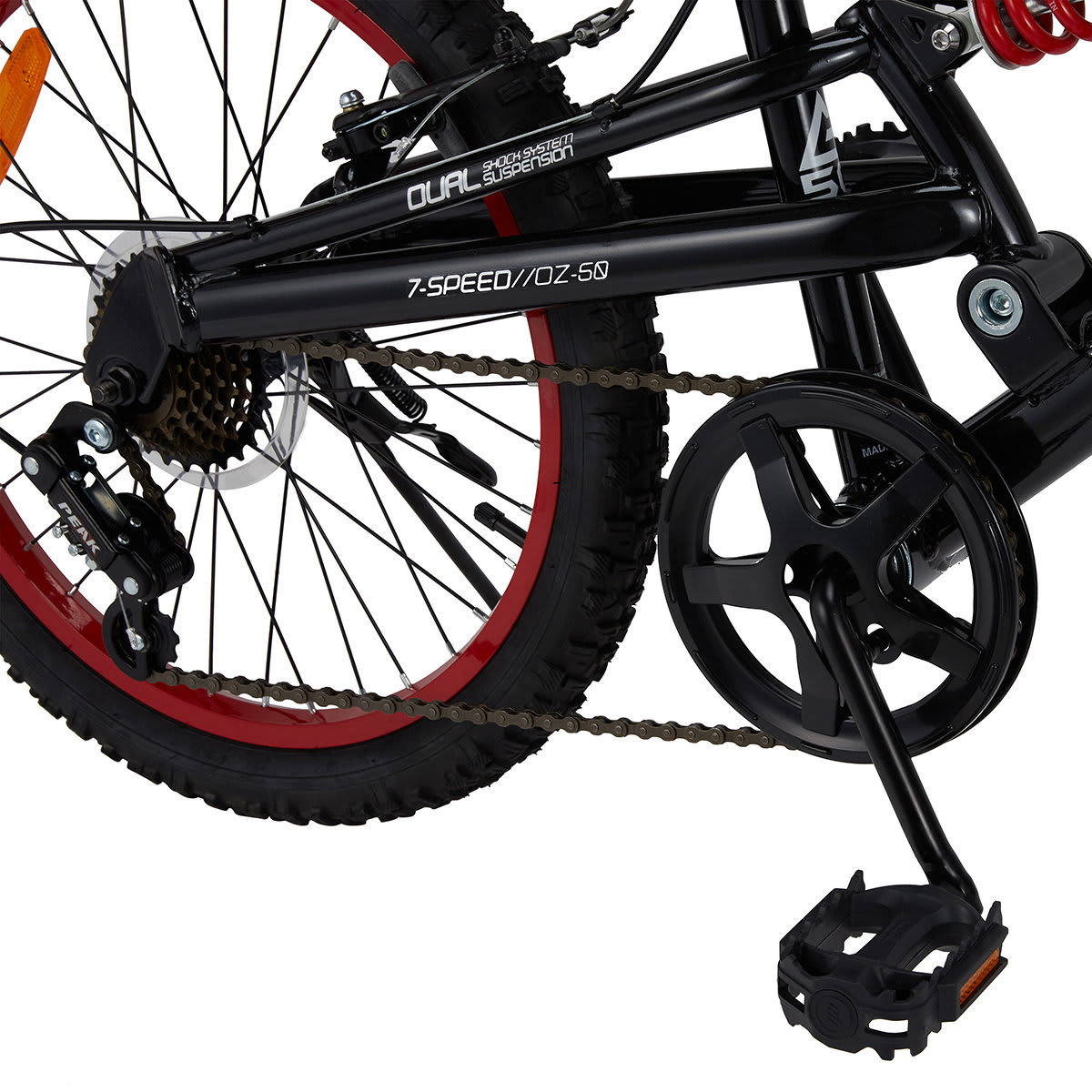 trax dual suspension bike kmart