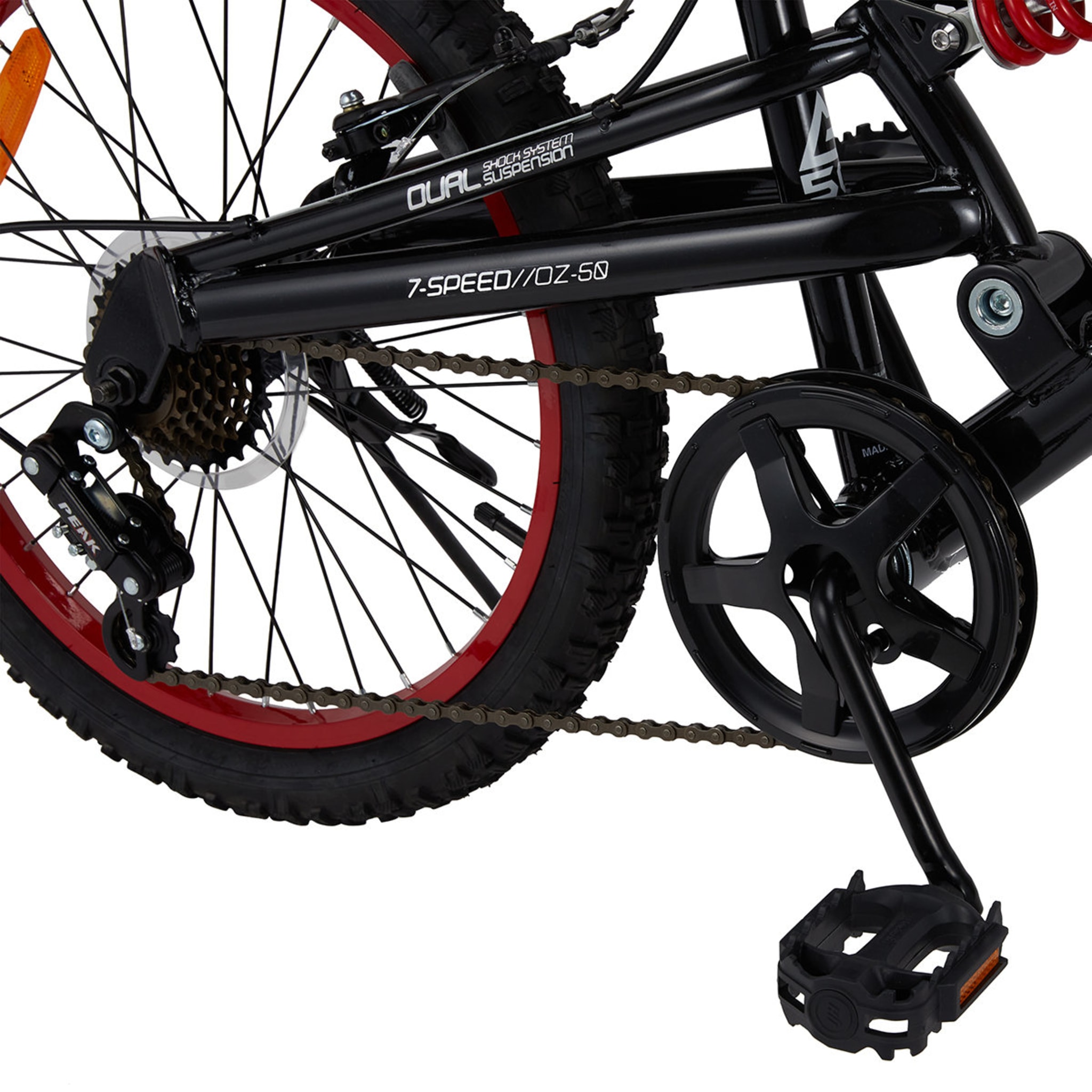 trax dual suspension bike