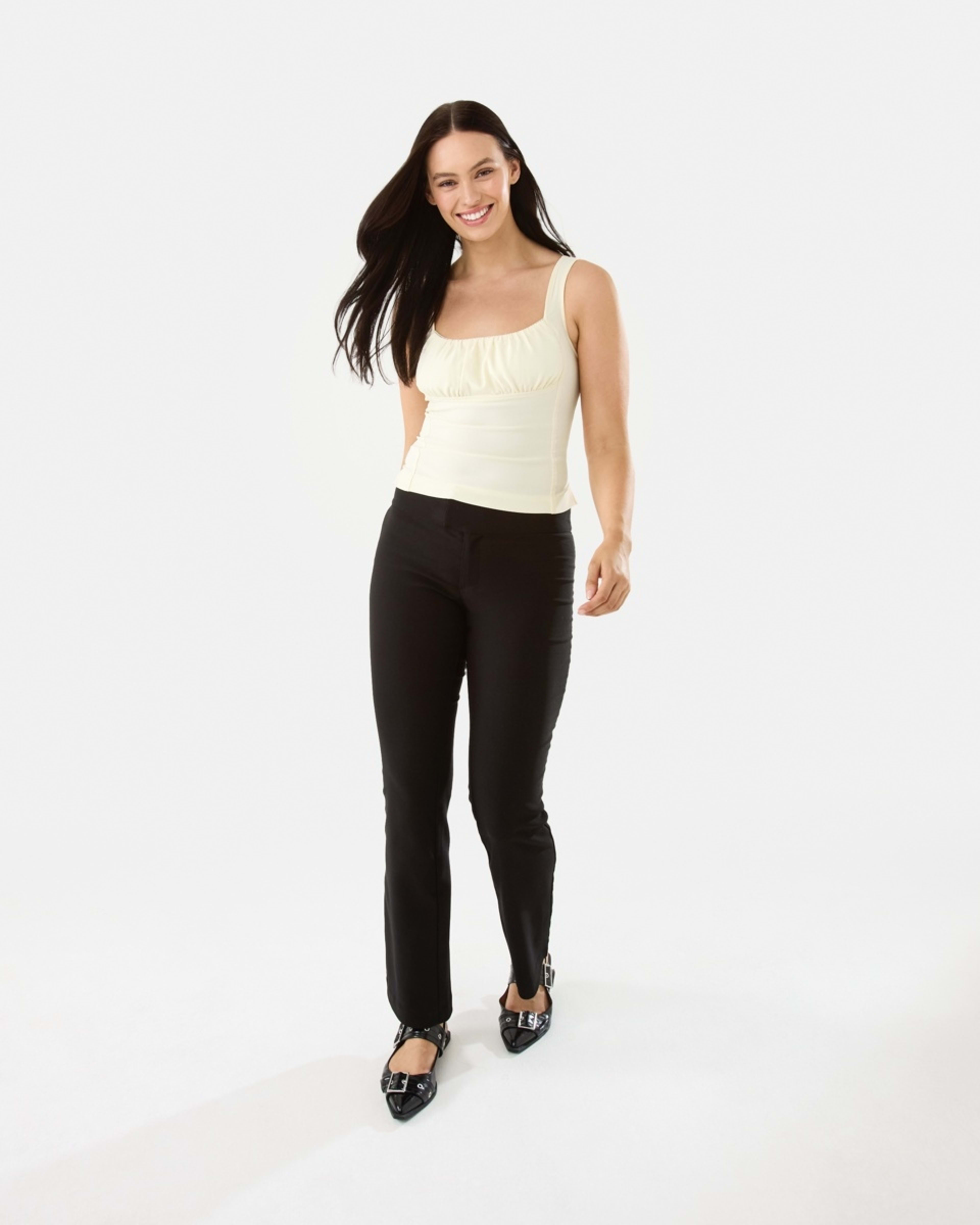 2 Sleeveless Tailored Top Glow Yellw, 2 of 10