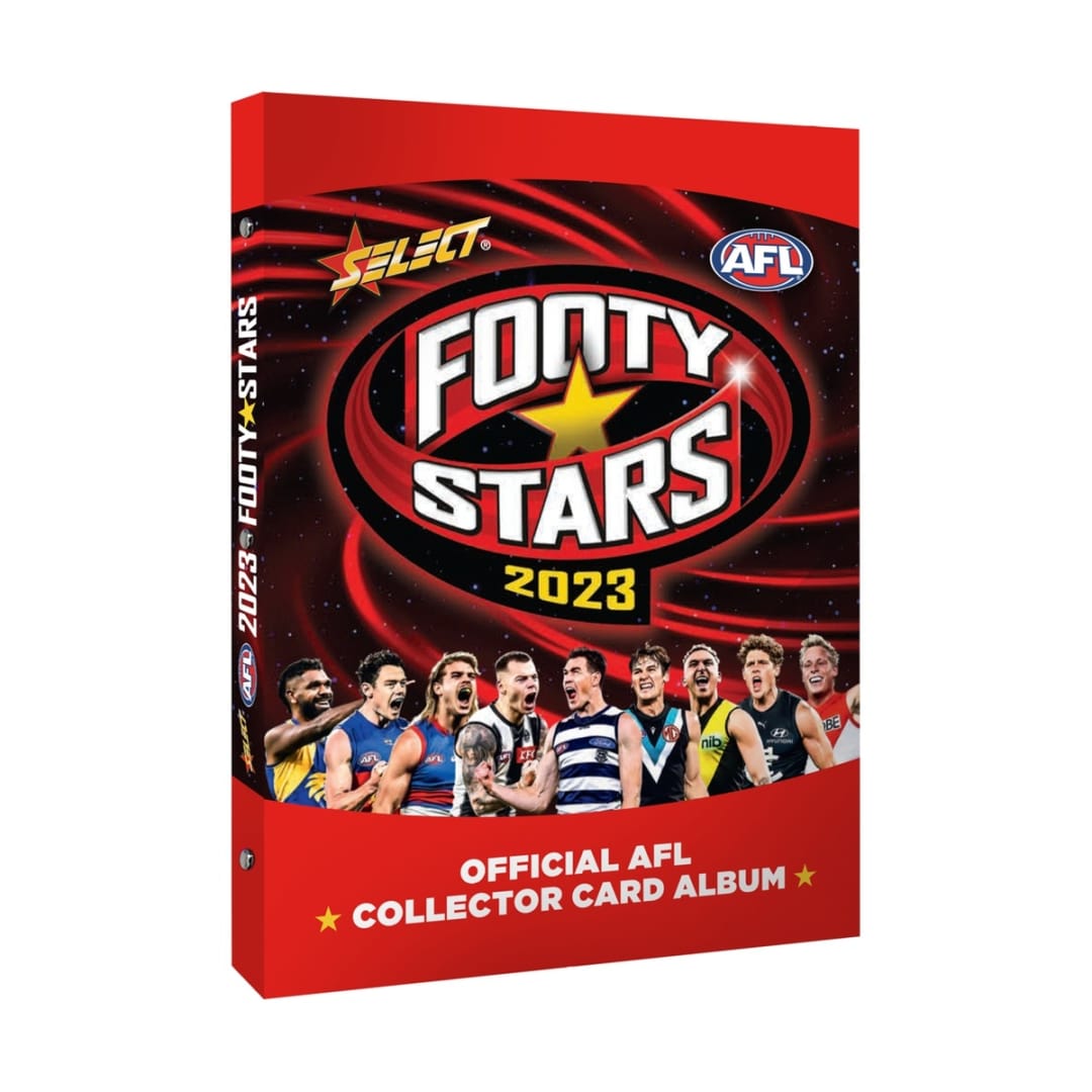 Official Select AFL Footy Stars 2023 Collector Card Album Kmart