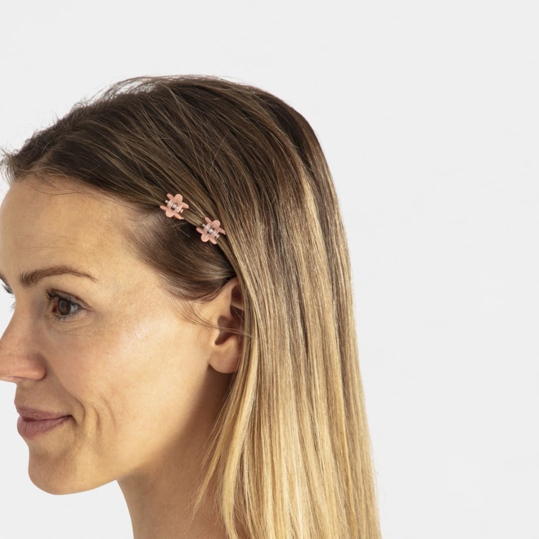 10 Pack Pink Butterfly Mini Hair Clips Kmart