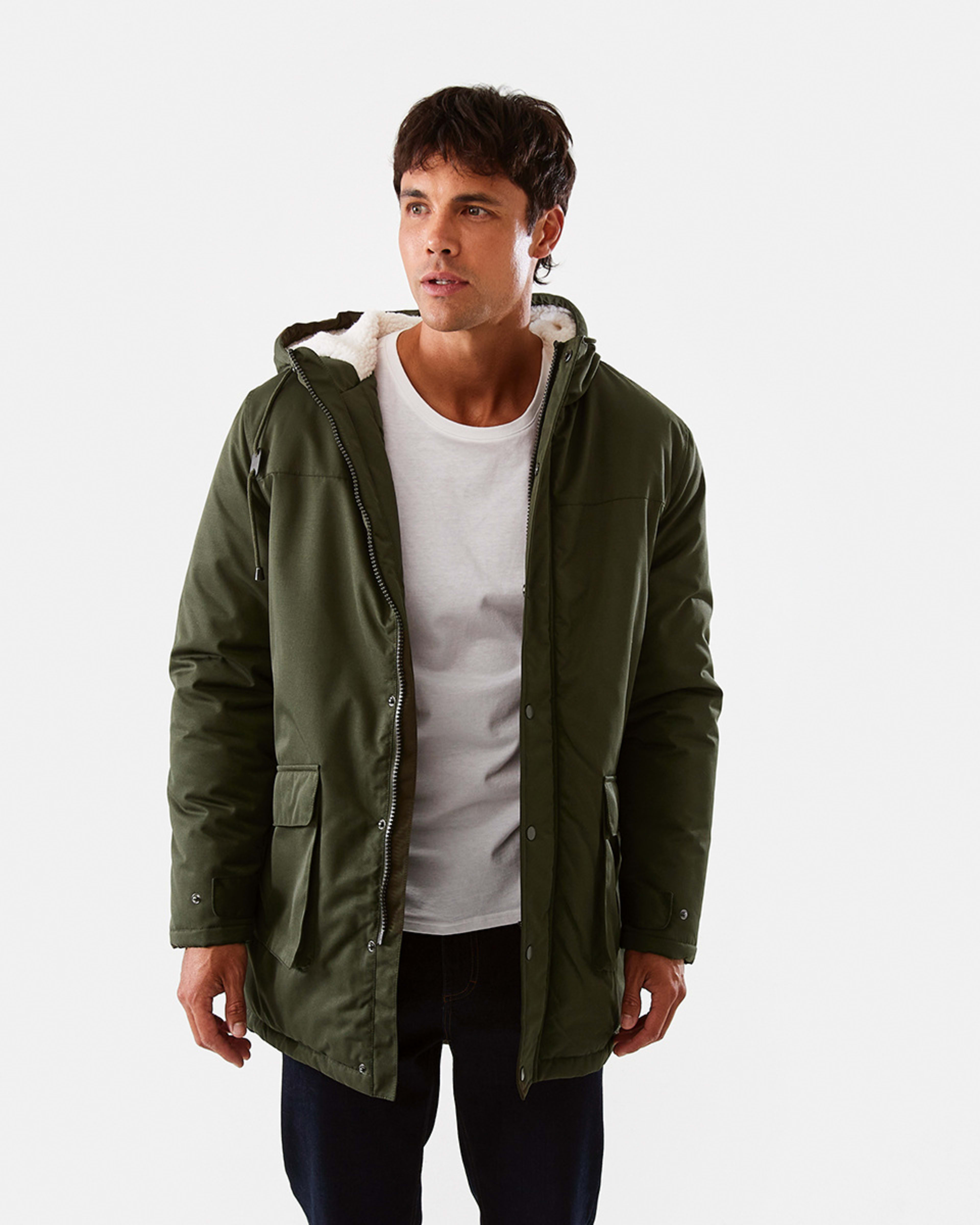 Sherpa Lined Anorak - Kmart