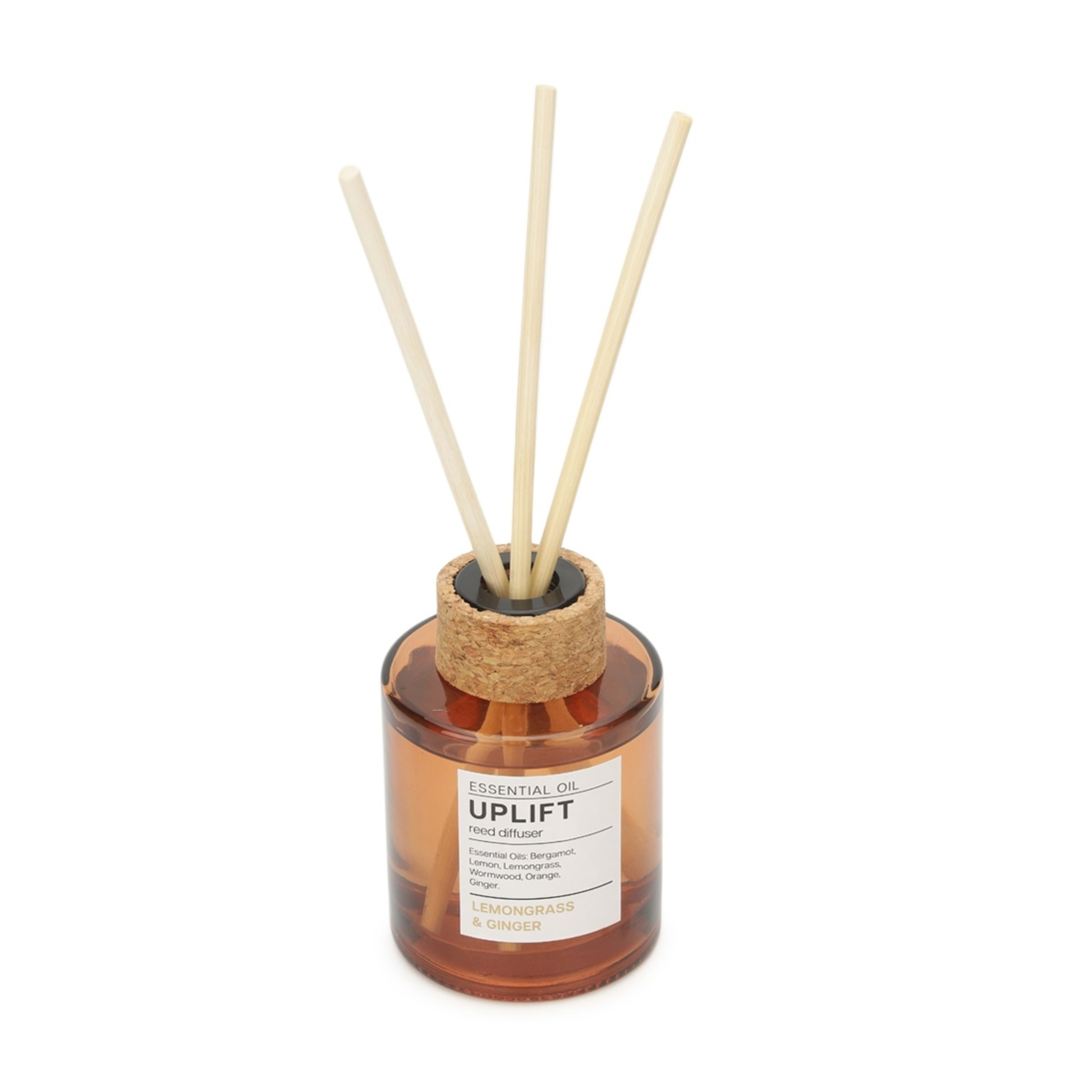 4 Aroma Uplift Lemongrass & Ginger Essential Oil Blend Liquid Reed Diffuser 130ml, 4 of 7