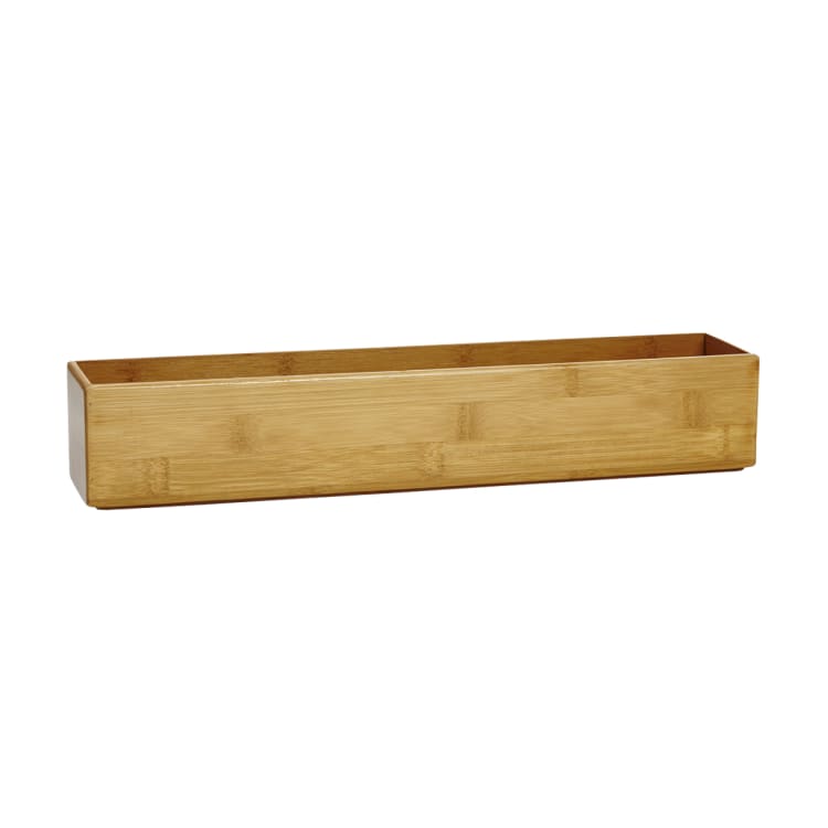Large & Narrow Bamboo Drawer Tidy Kmart