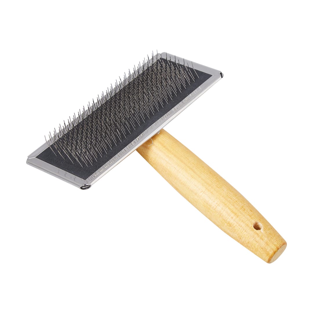 Pet Brush Slicker Wooden Kmart