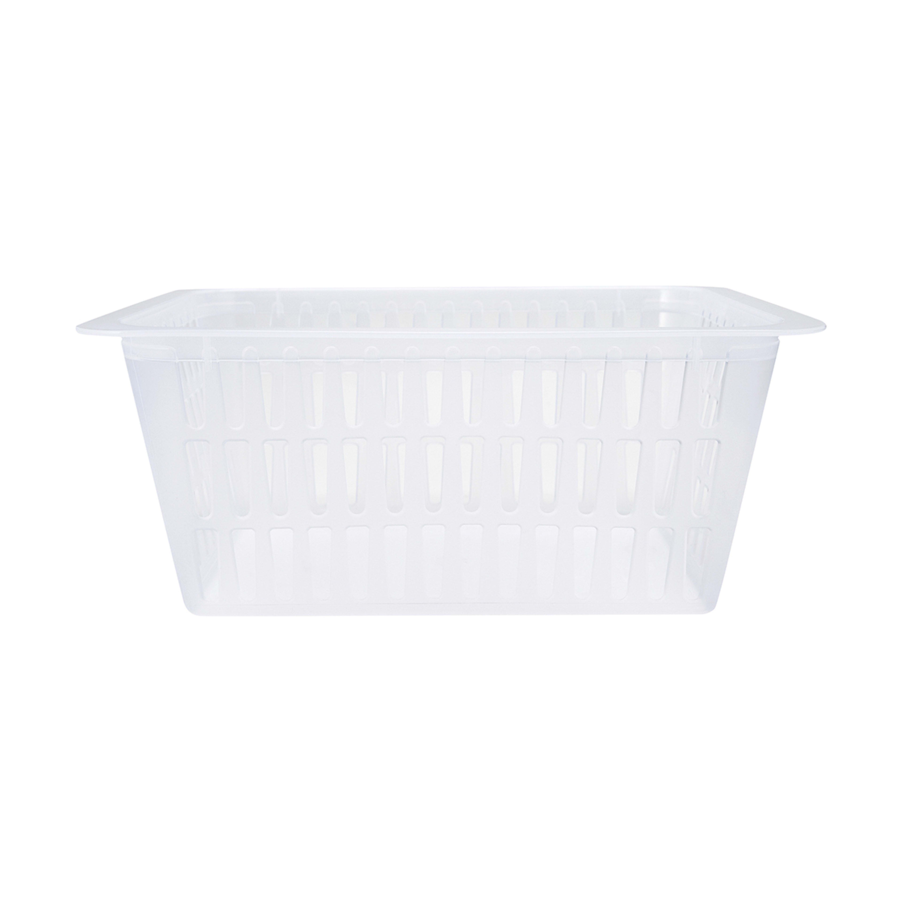 2 Pack Plastic Baskets Large, White Kmart