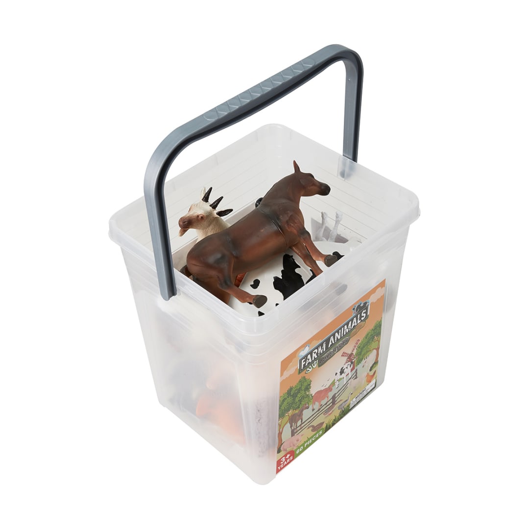 60 Piece Farm Animals Adventure Set Kmart