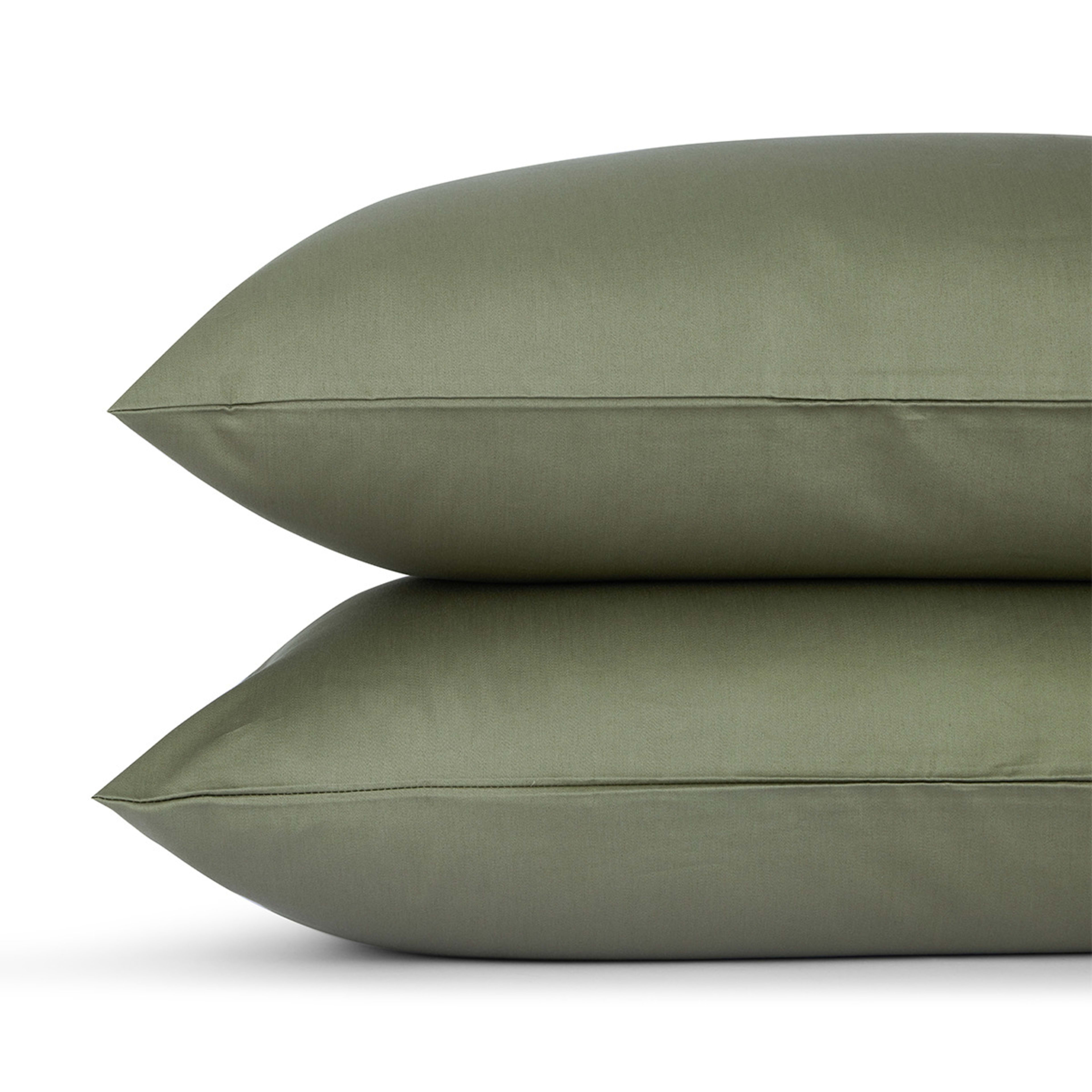 2 500 Thread Count Australian Grown Cotton Sheet Set - Queen Bed, Forest, 2 of 7