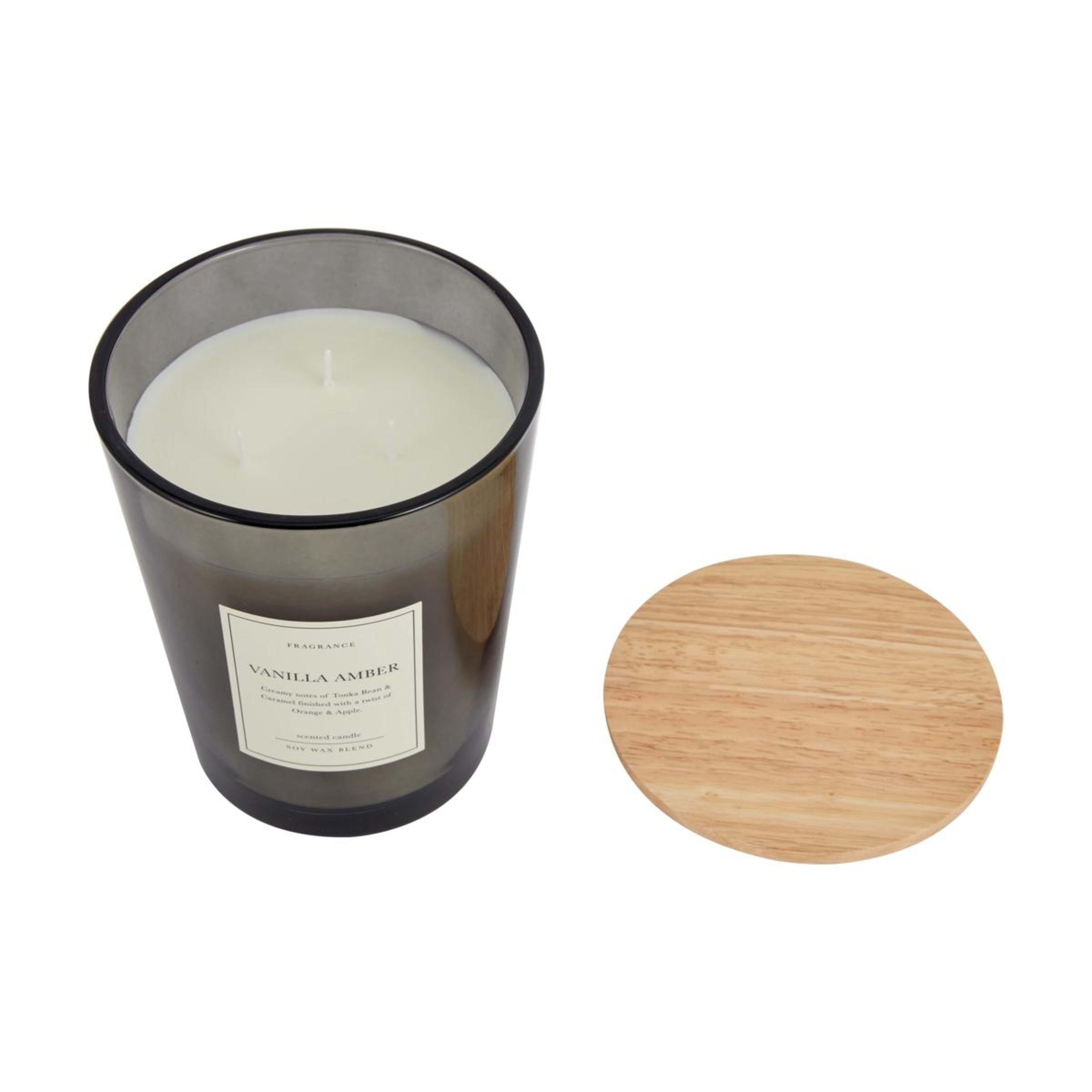4 XL Vanilla Amber Soy Wax Blend Scented Candle, 4 of 4