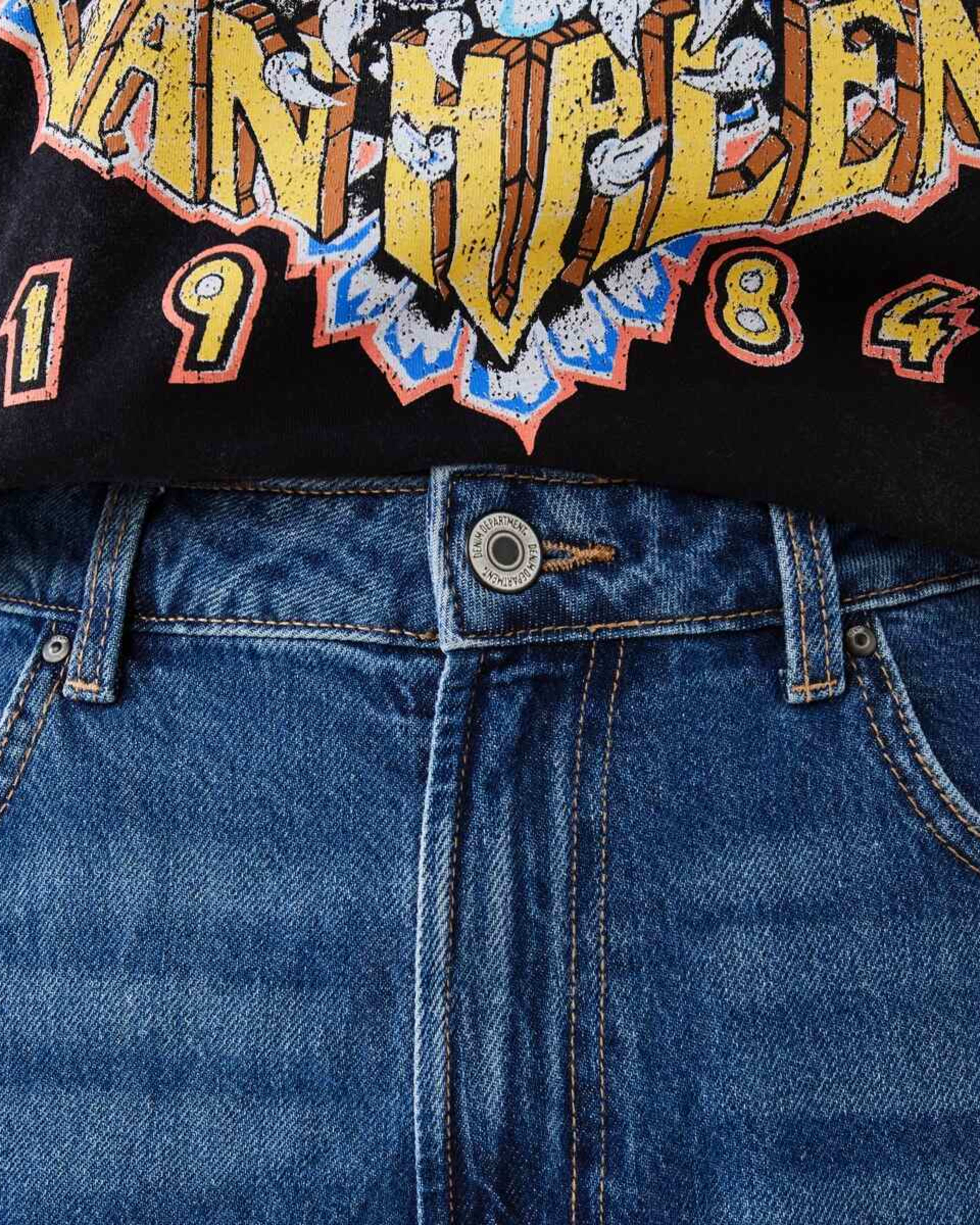 6 Straight Leg Jeans DARK WASH, 6 of 9