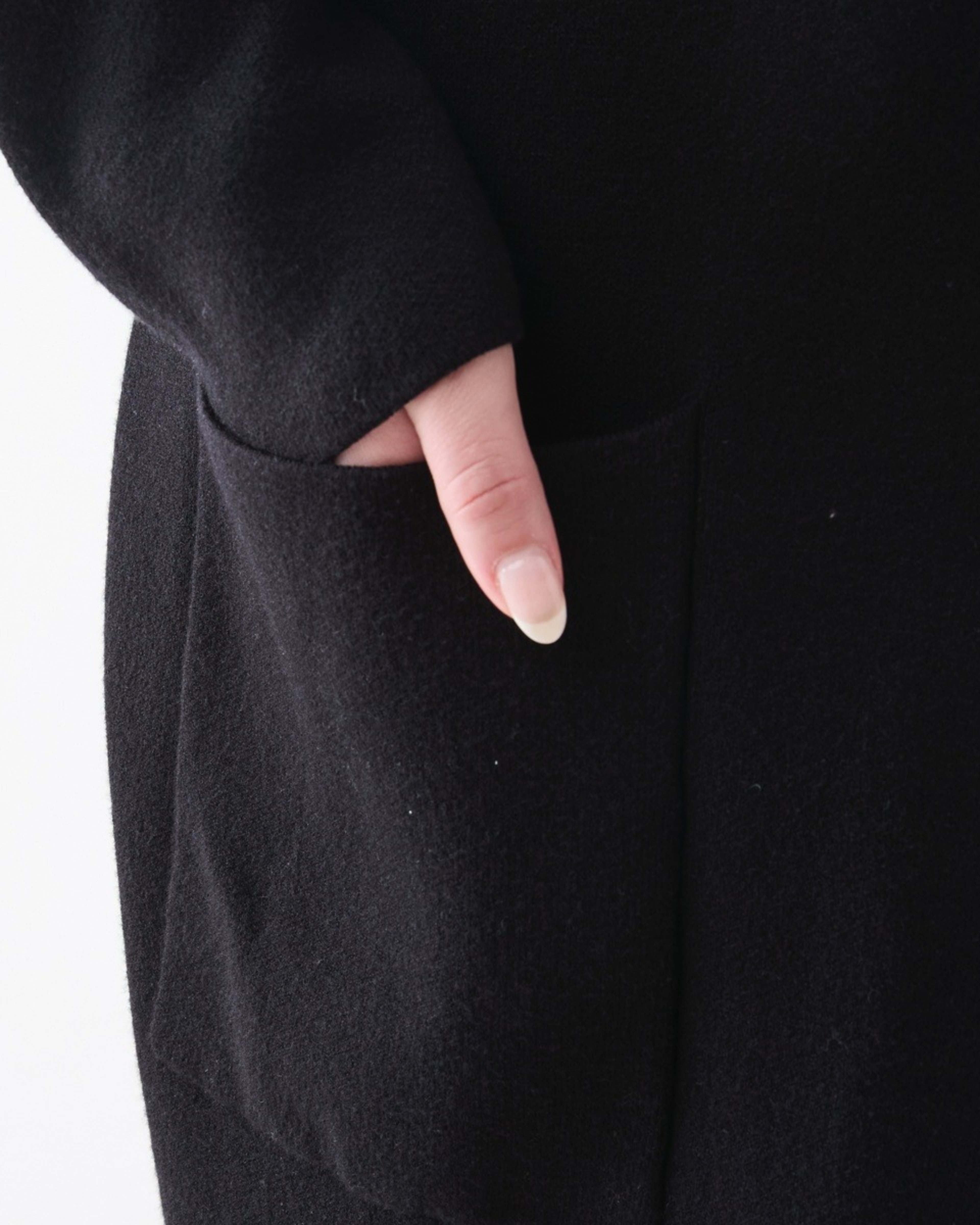 6 Curve Trench Coatigan Black, 6 of 6