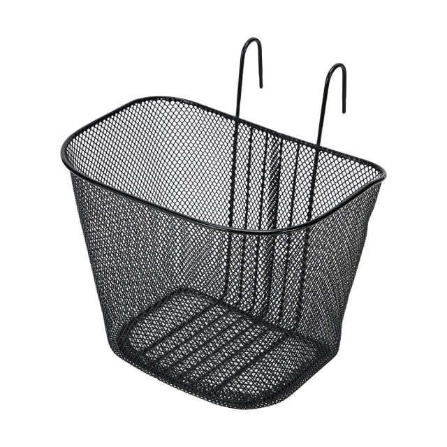 white wire bike basket