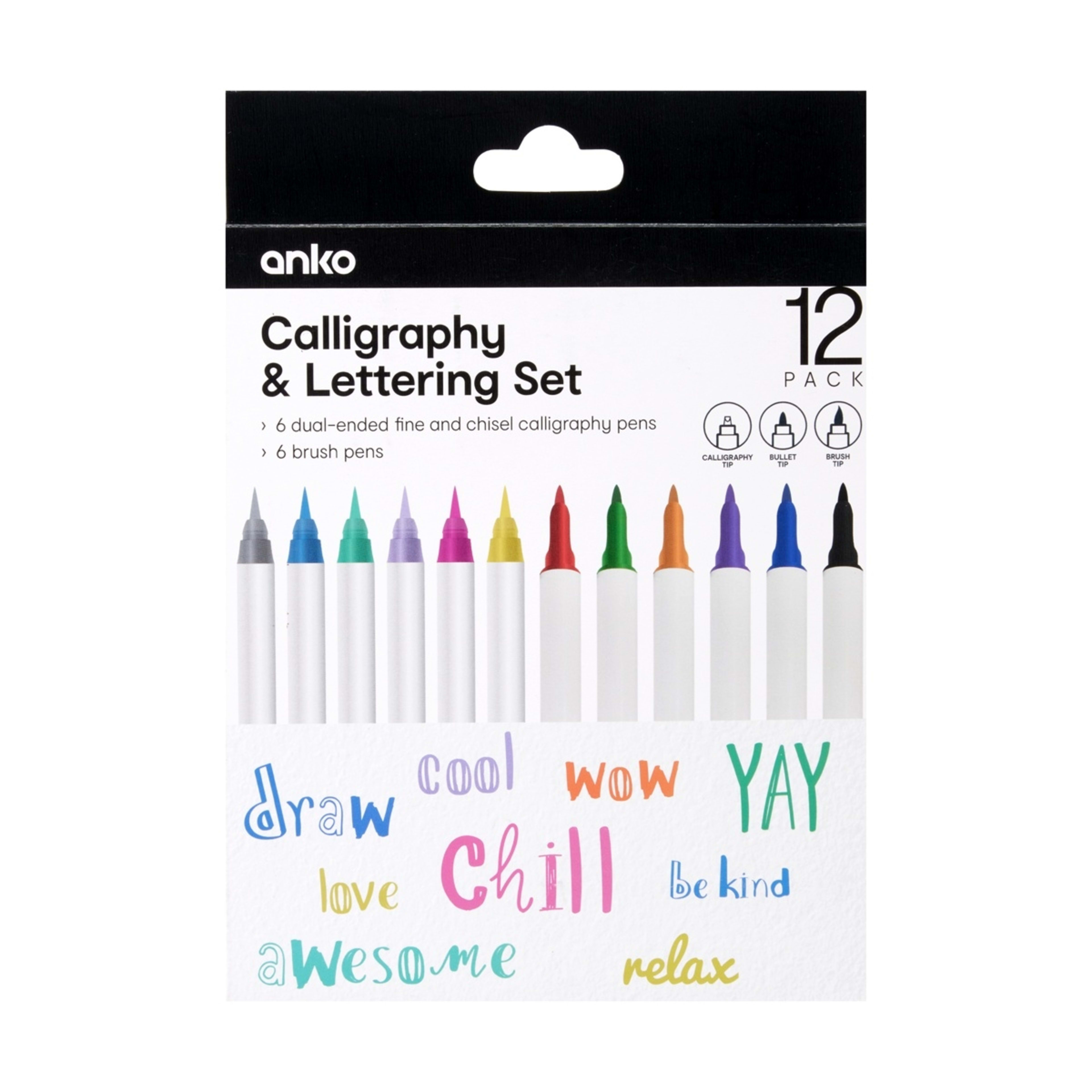 1 12 Pack Calligraphy and Lettering Set