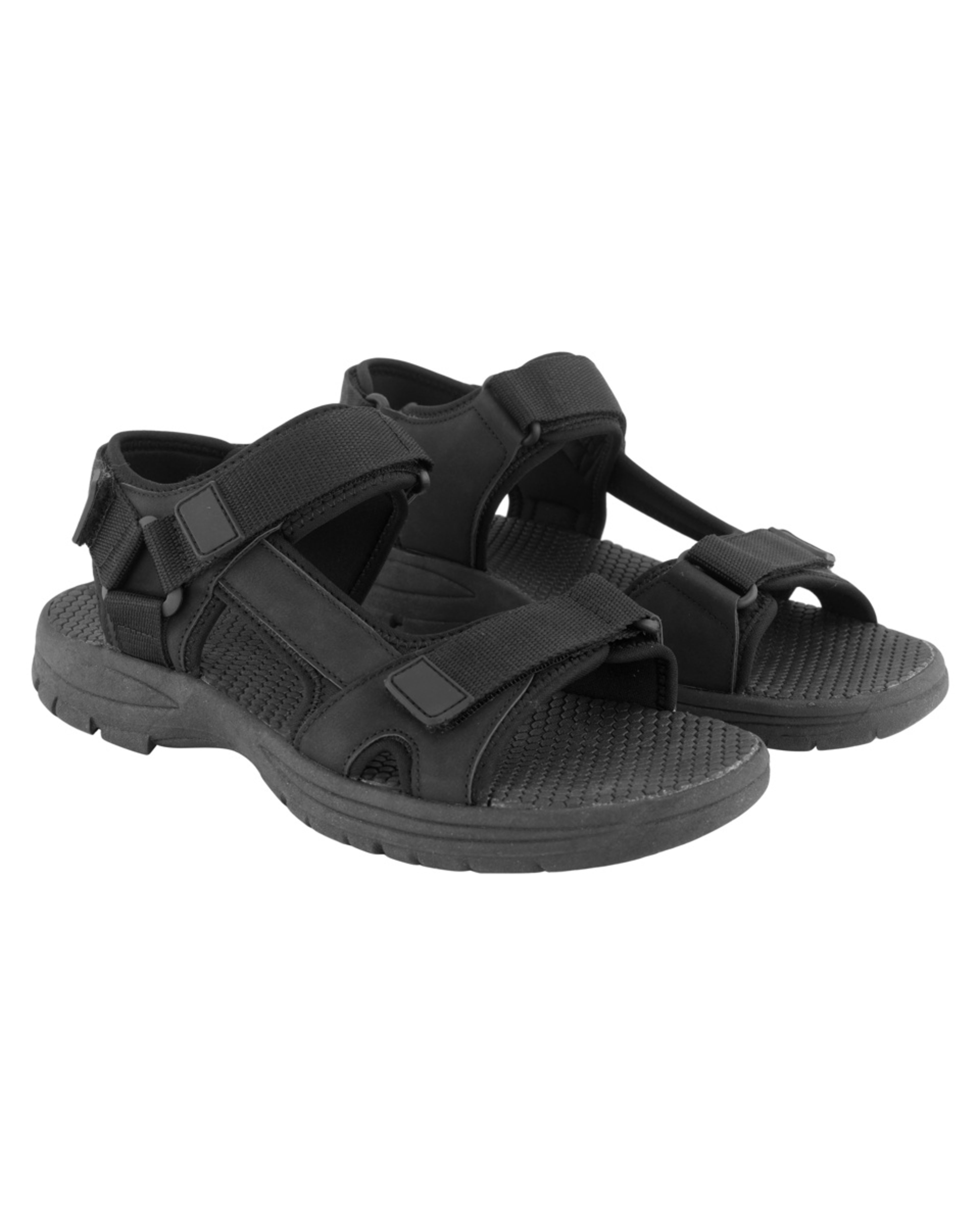 2 Adjustable Comfort Sandals BLACK, 2 of 3