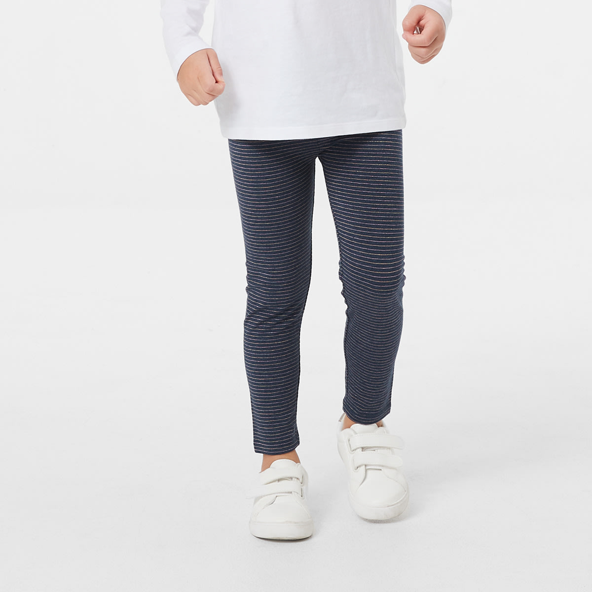 Lurex Stripe Leggings - Kmart