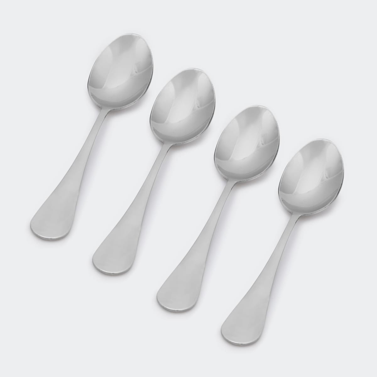 Stainless Steel Gelato/Ice Cream Spoon Fruit Spoon Set of 6 Nirosta Yogurt Spoon Dessert Spoon 6.4-inch 