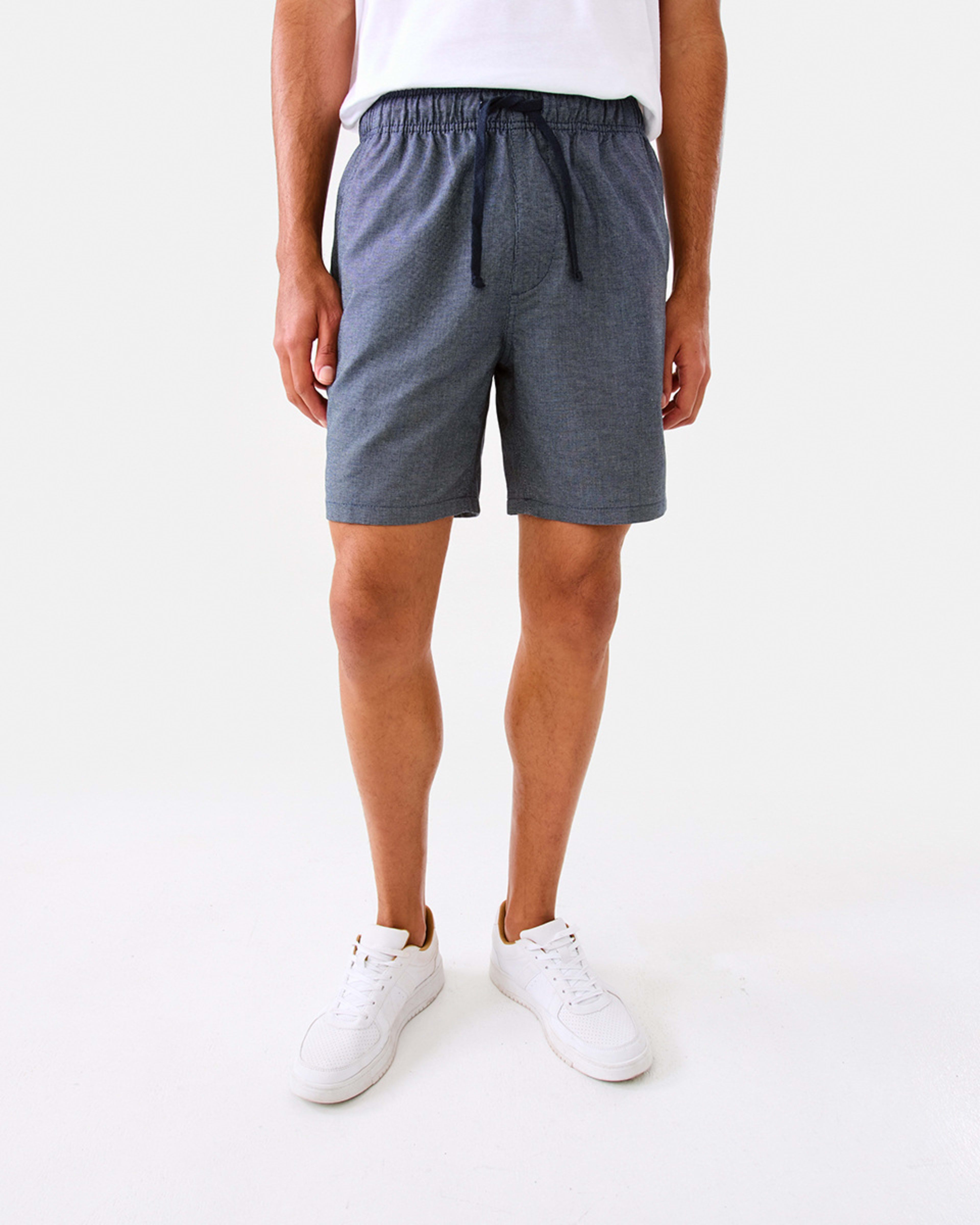 6 Yarn Dye Volley Shorts Blu Indigo, 6 of 6