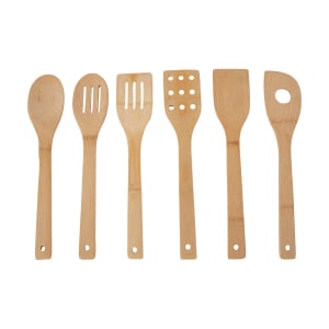 Wood Look Utensils Set
