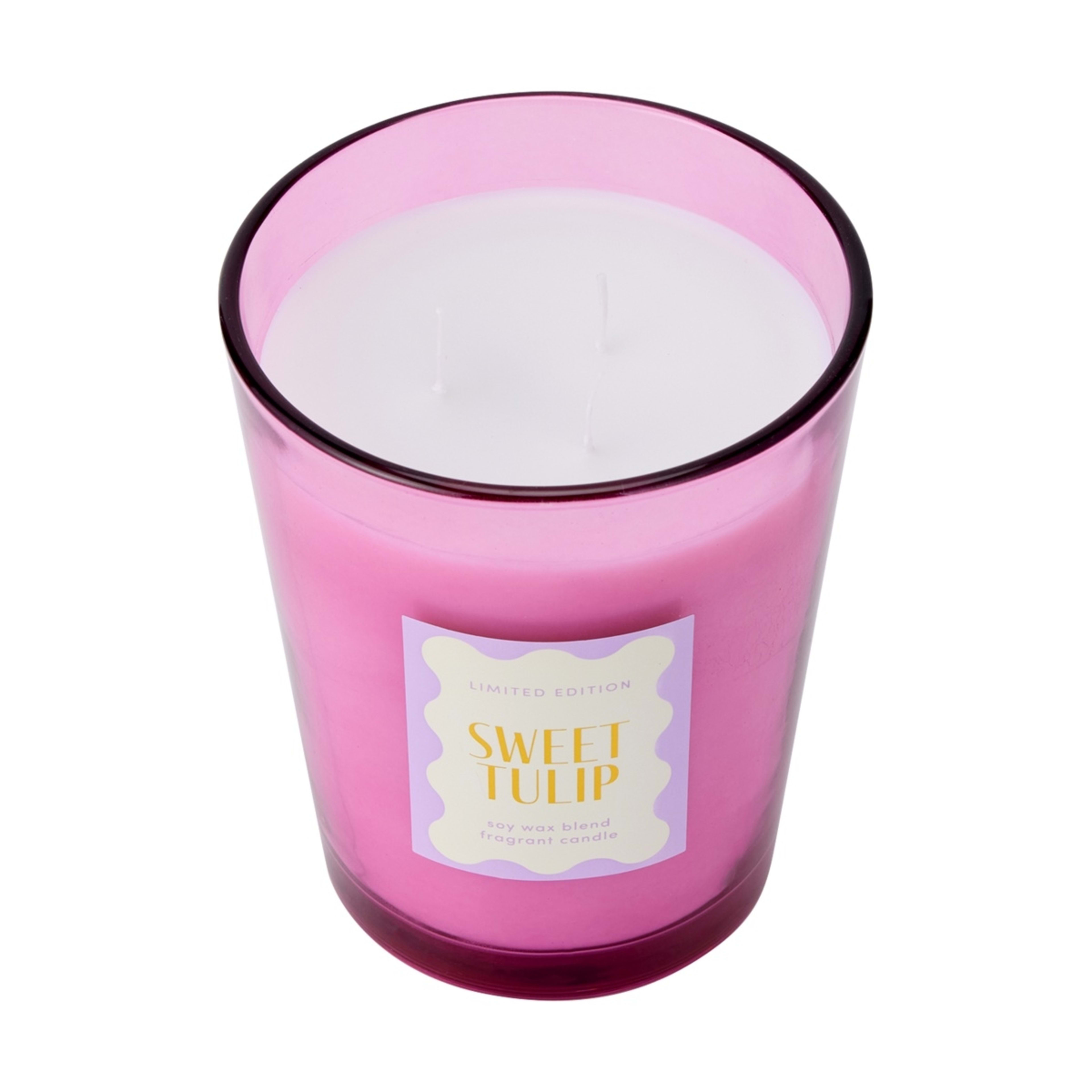 3 XL Sweet Tulip Soy Wax Blend Fragrant Candle, 3 of 7