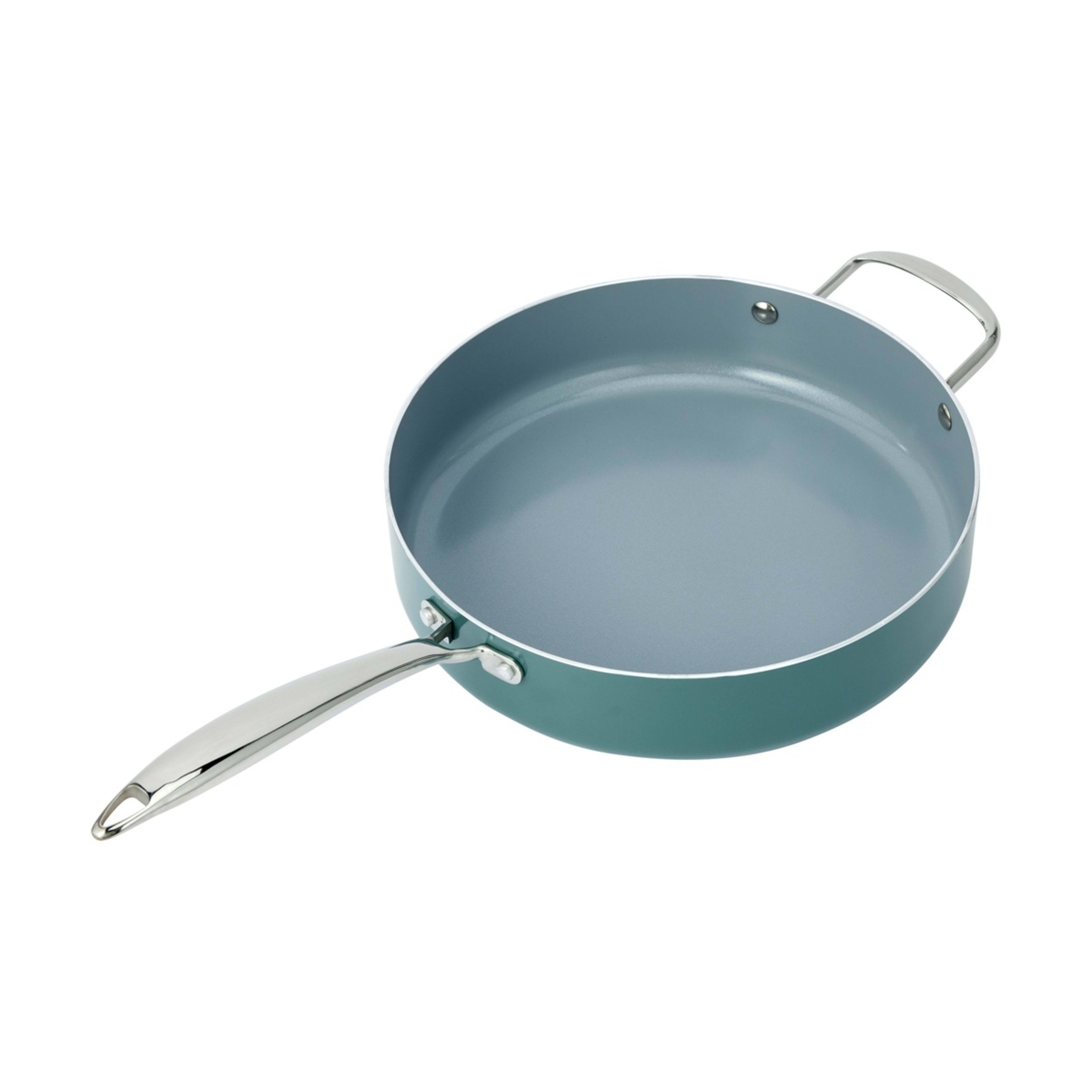 4 28cm Green Ceramic Non-Stick Saute Pan, 4 of 6