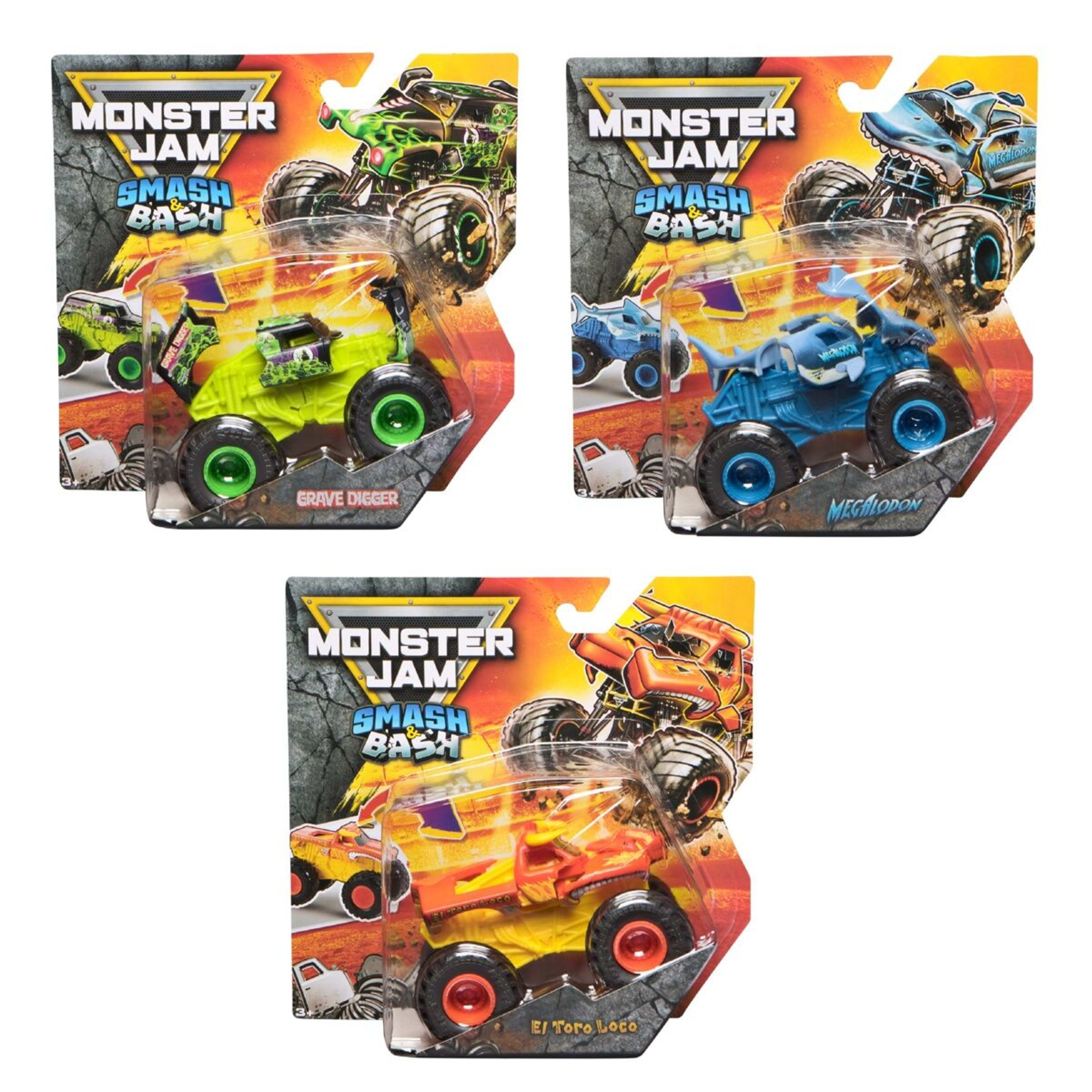 1 Monster Jam 1:64 Smash & Bash Truck - Assorted