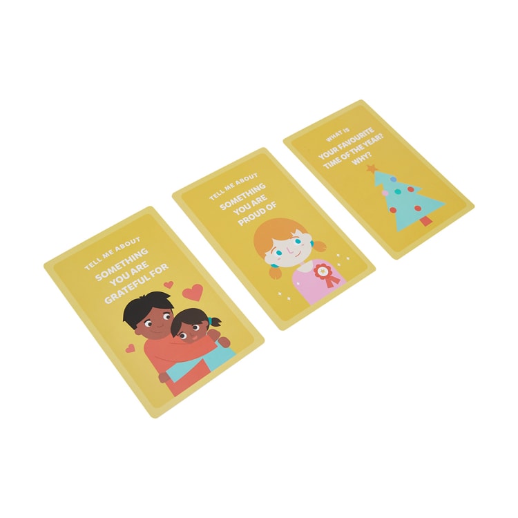 Conversation Starters Question and Picture Cards - Kmart