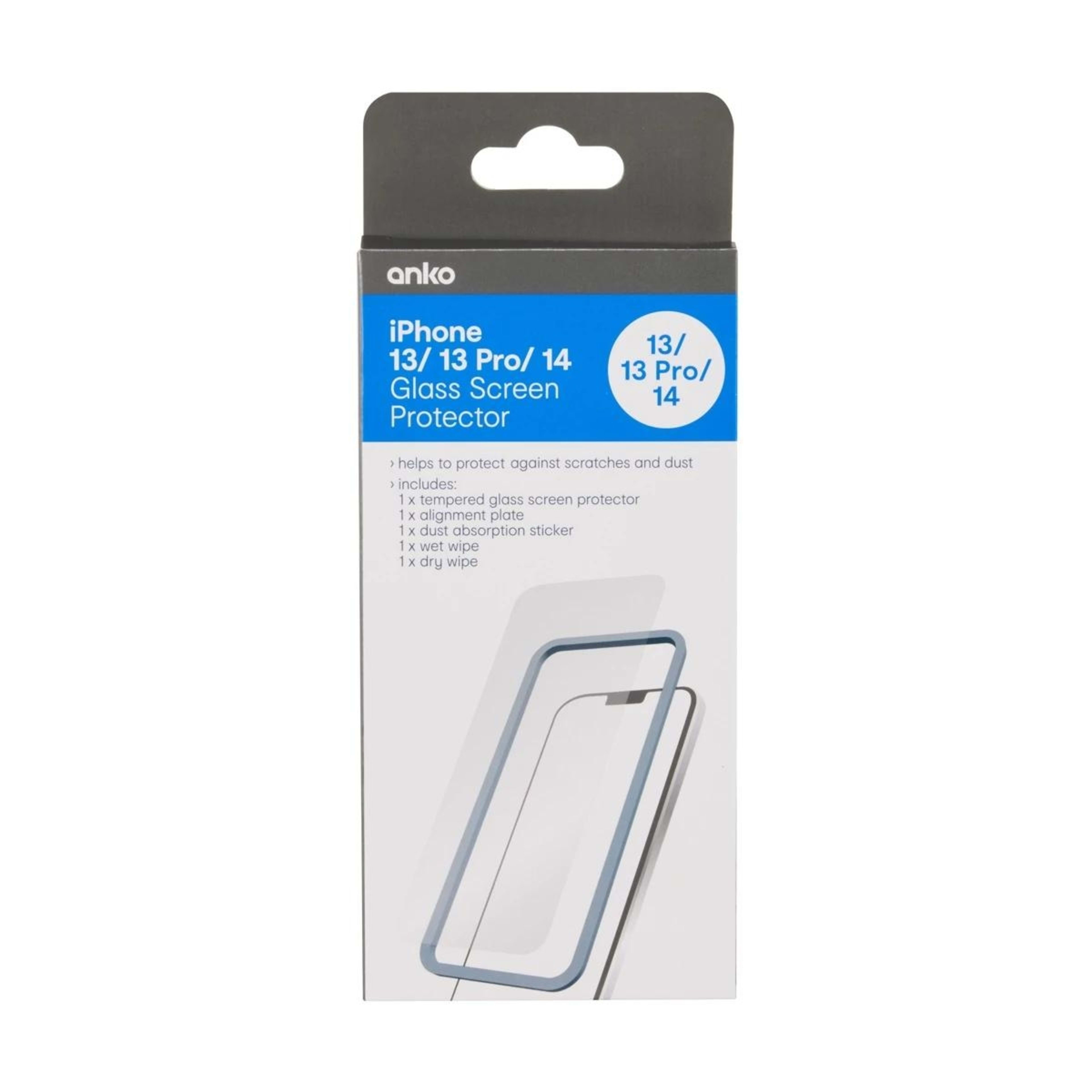 1 iPhone 13/13 Pro/ 14 Glass Screen Protector, 1 of 5