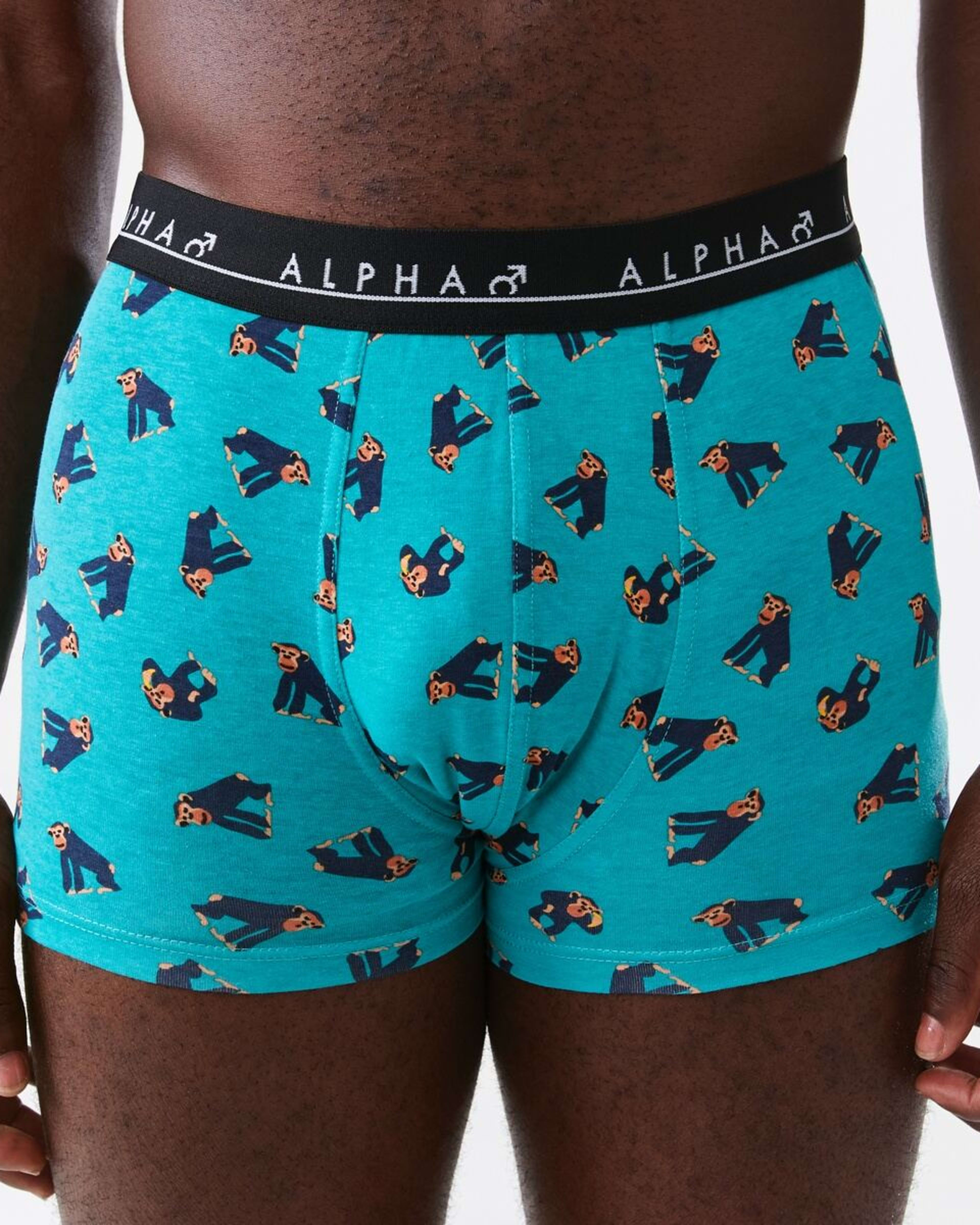 7 7 Pack Printed Trunks Jngle Trio, 7 of 10
