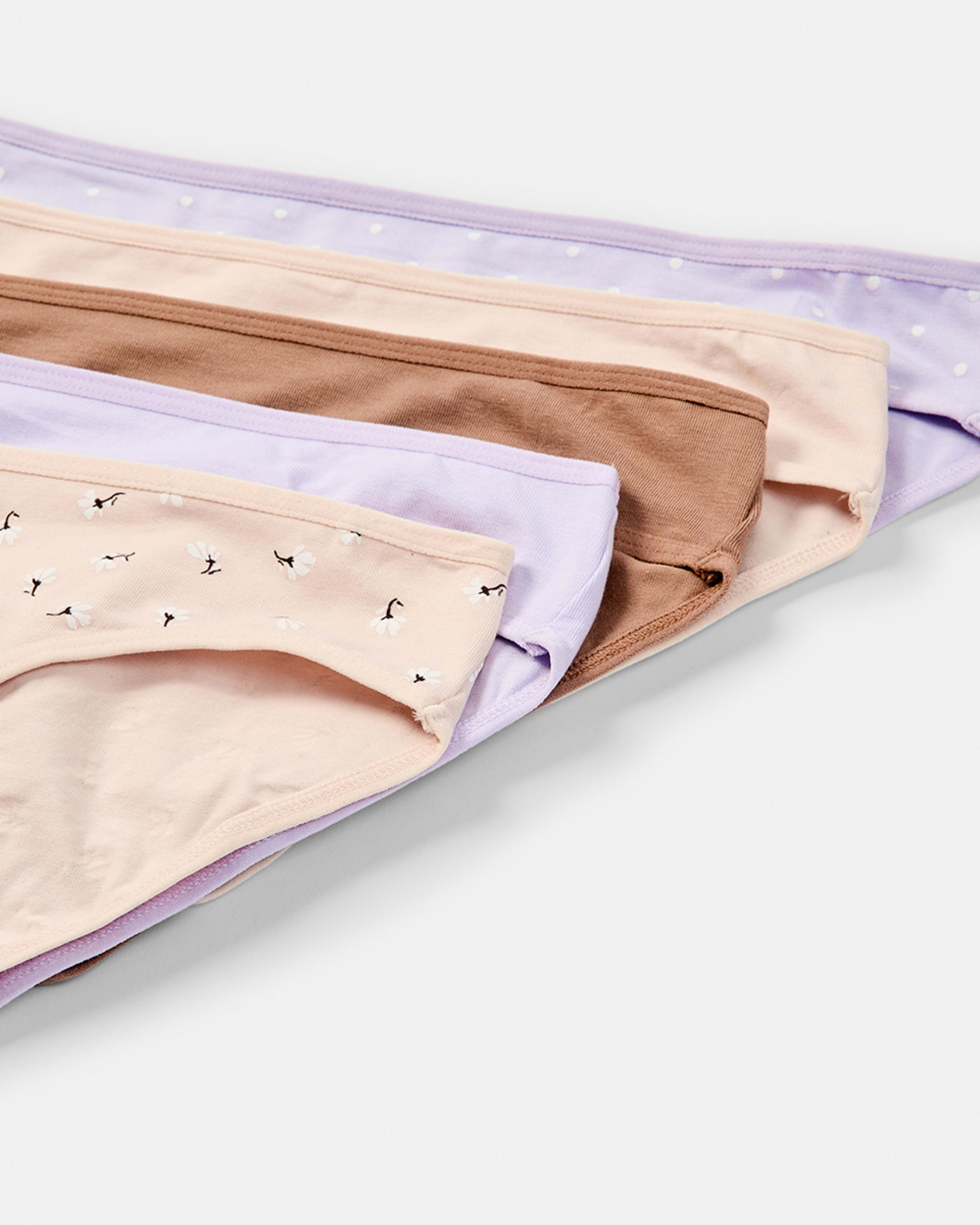 2 5 Pack Cotton Stretch Bikini Briefs PNY DTSY MULTI, 2 of 10
