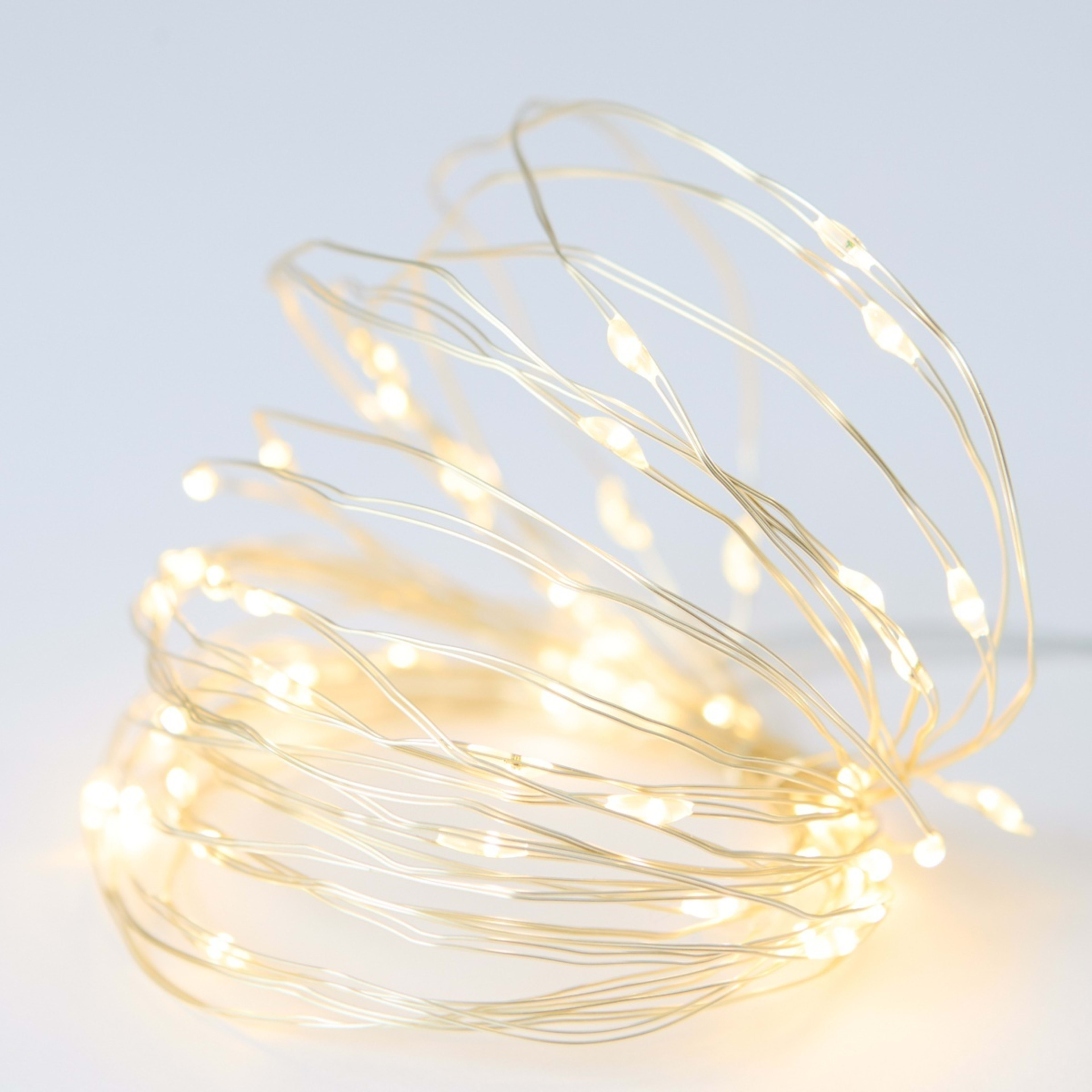 1 Gold Wire String Lights, 1 of 8