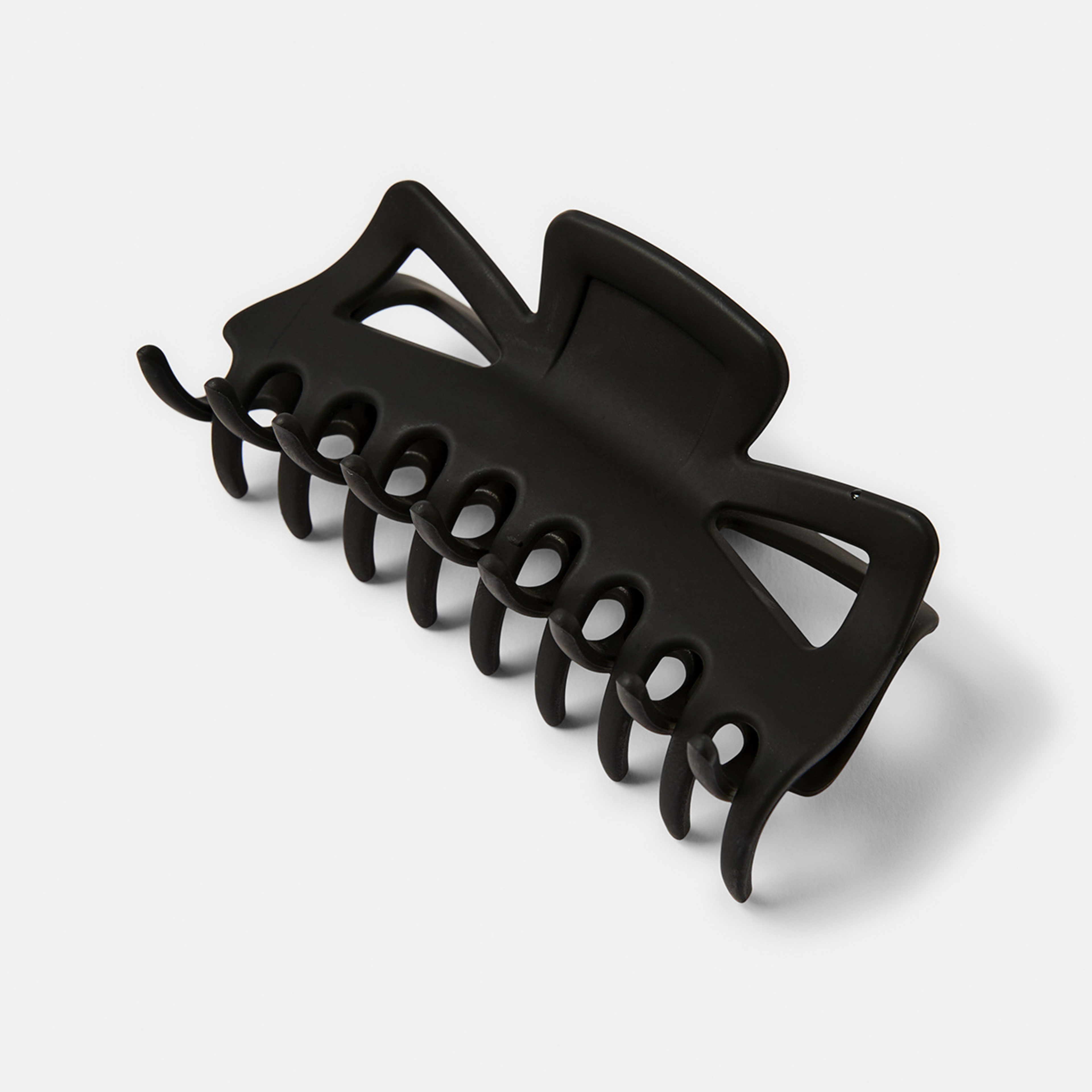 1 Black Oversized Claw Hair Clip Black, 1 of 4