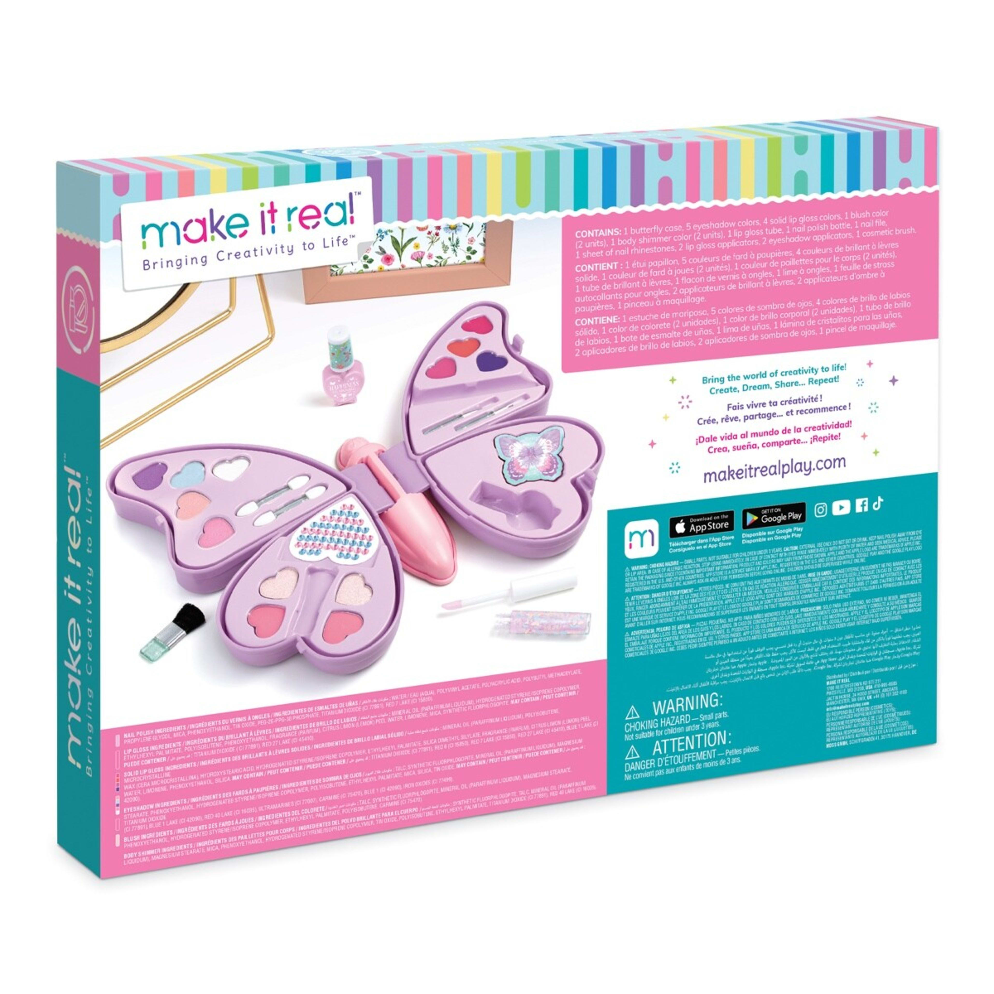 2 23 Piece Make It Real Butterfly Cosmetic Set, 2 of 6