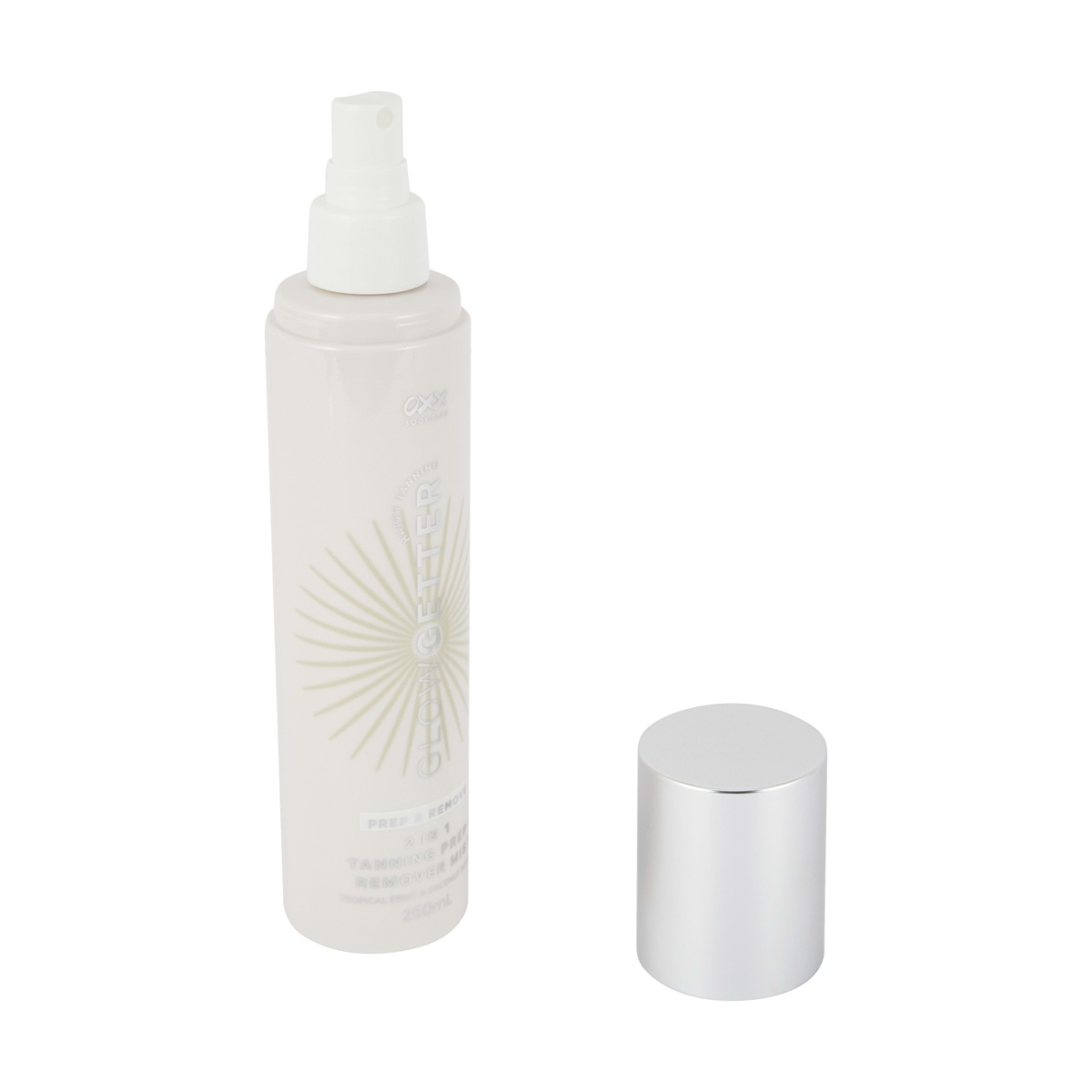 2 OXX Bodycare Glow Getter 2 in 1 Tanning Prep and Remover Mist 250ml - Tropical Fruit and Coconut Scented, 2 of 4