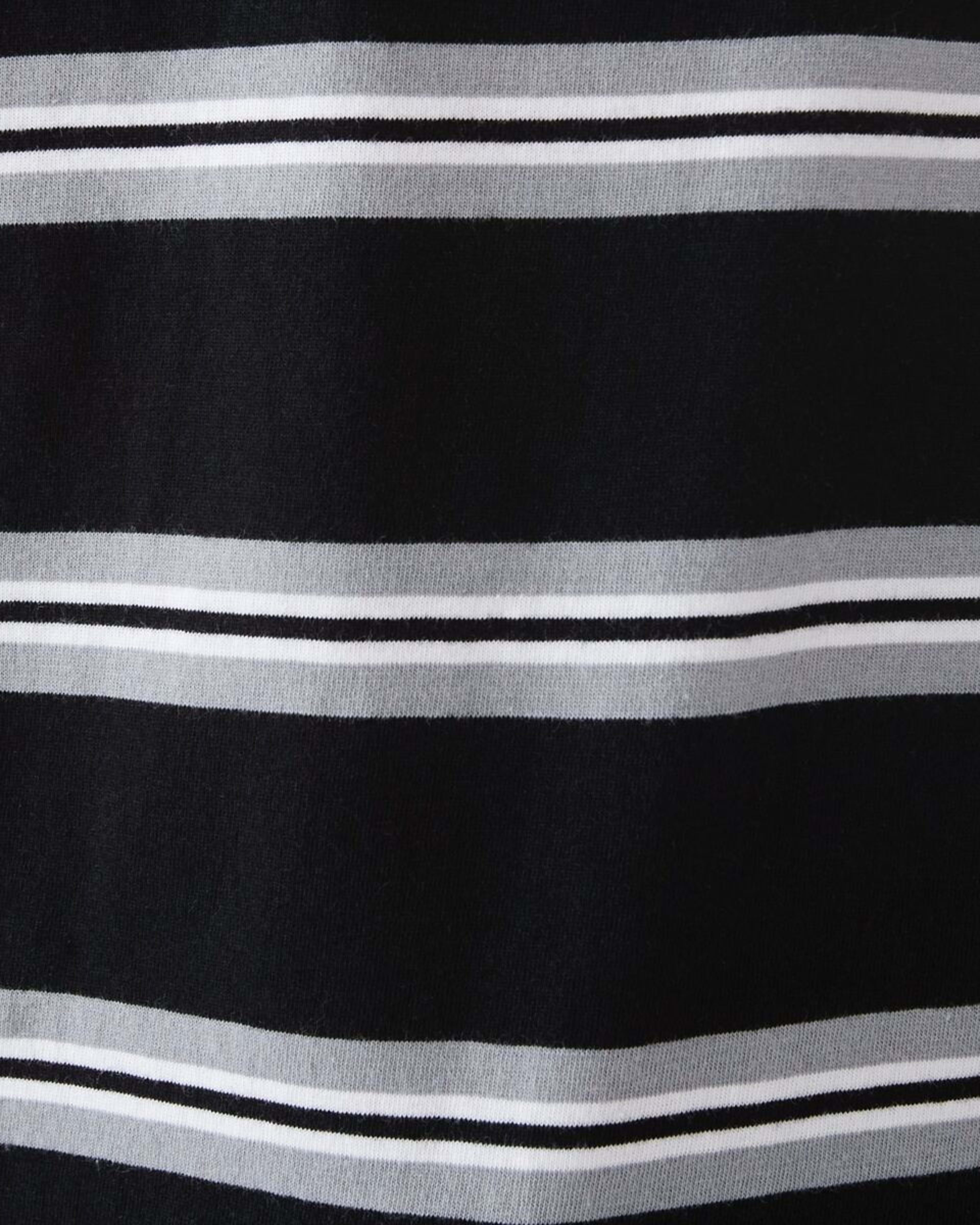 4 Short Sleeve Stripe T-shirt Blk Rtrstr, 4 of 8