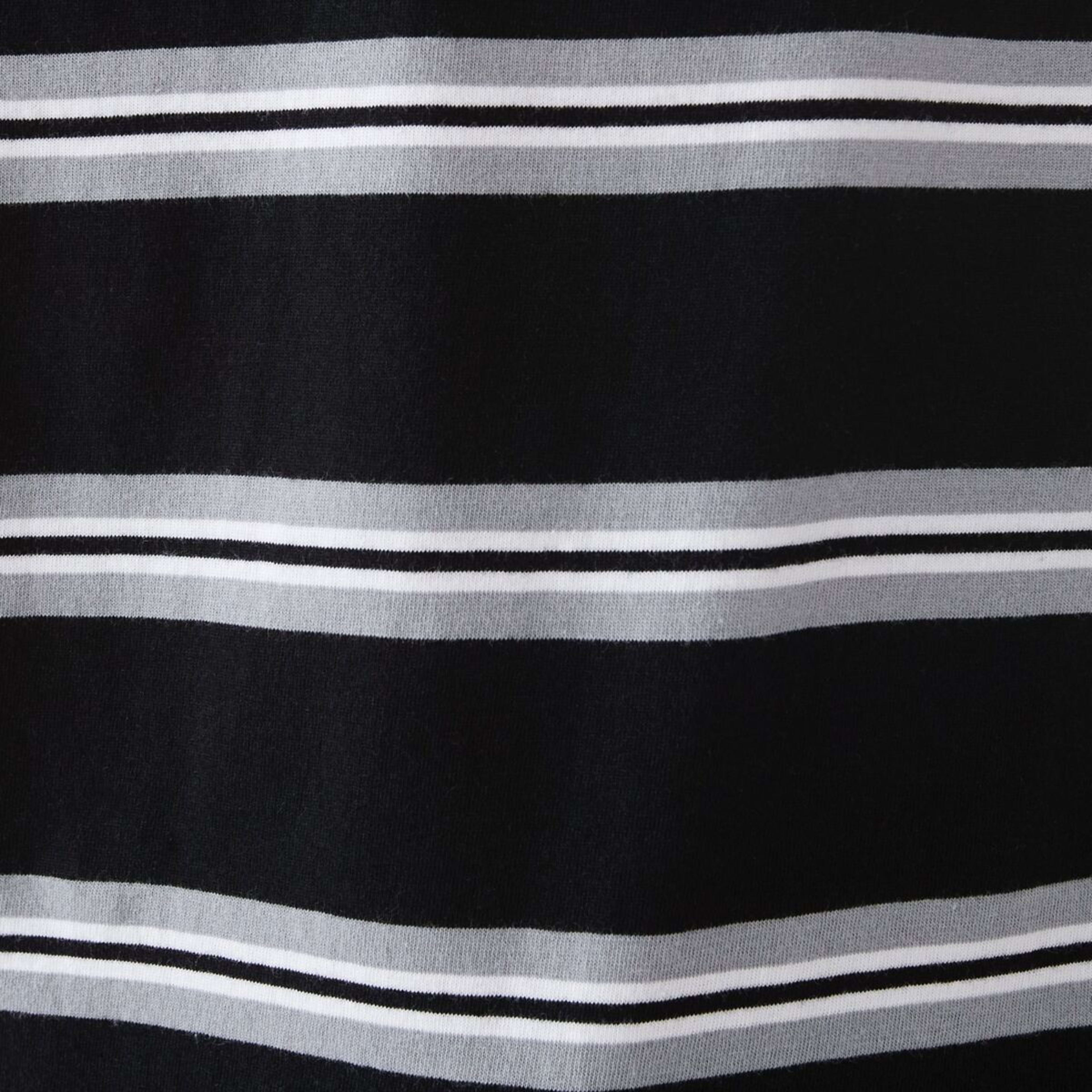 4 Short Sleeve Stripe T-shirt Blk Rtrstr, 4 of 8