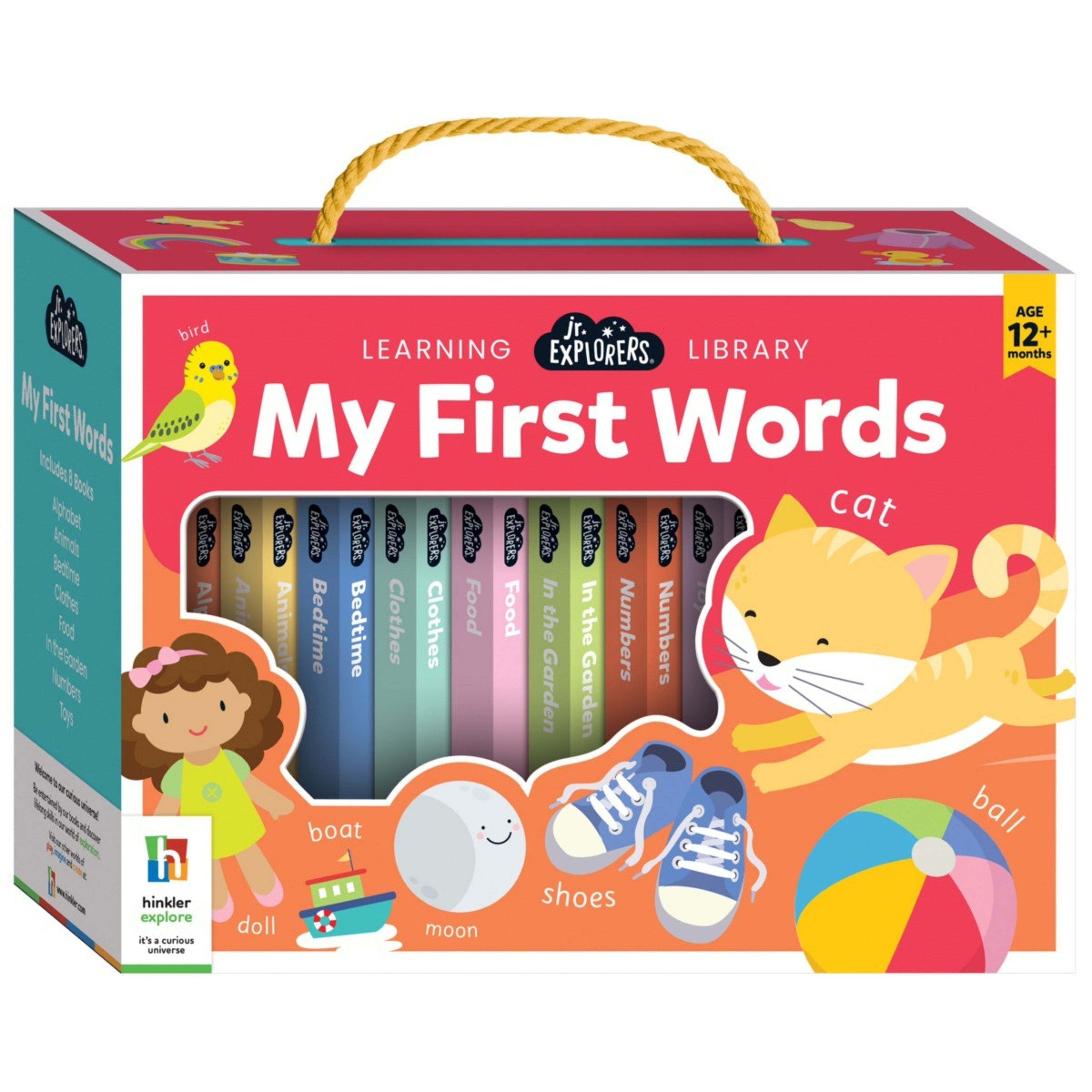 1 Jr. Explorers My First Words Learning Library Box Set - Book