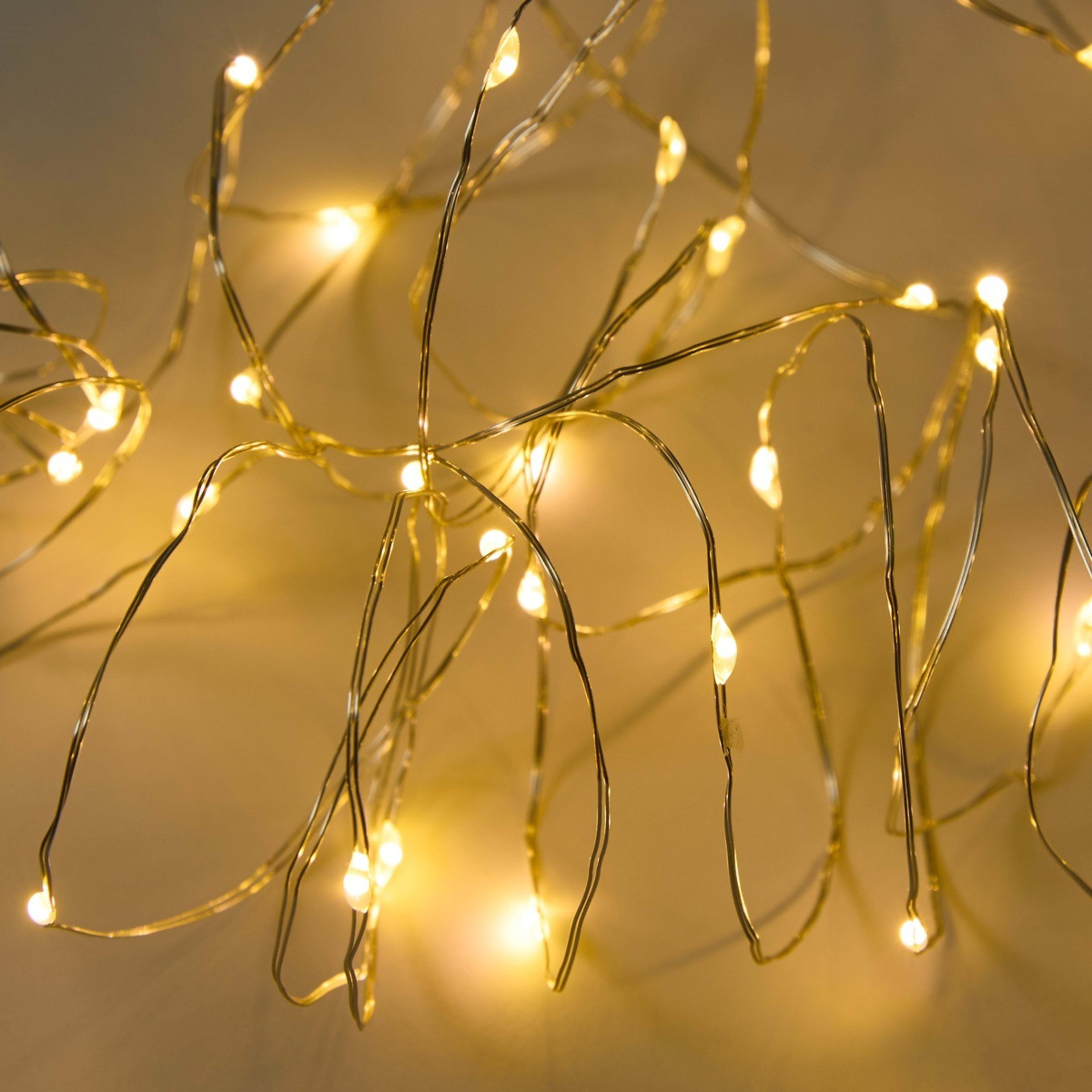 6 Silver Wire String Lights, 6 of 8