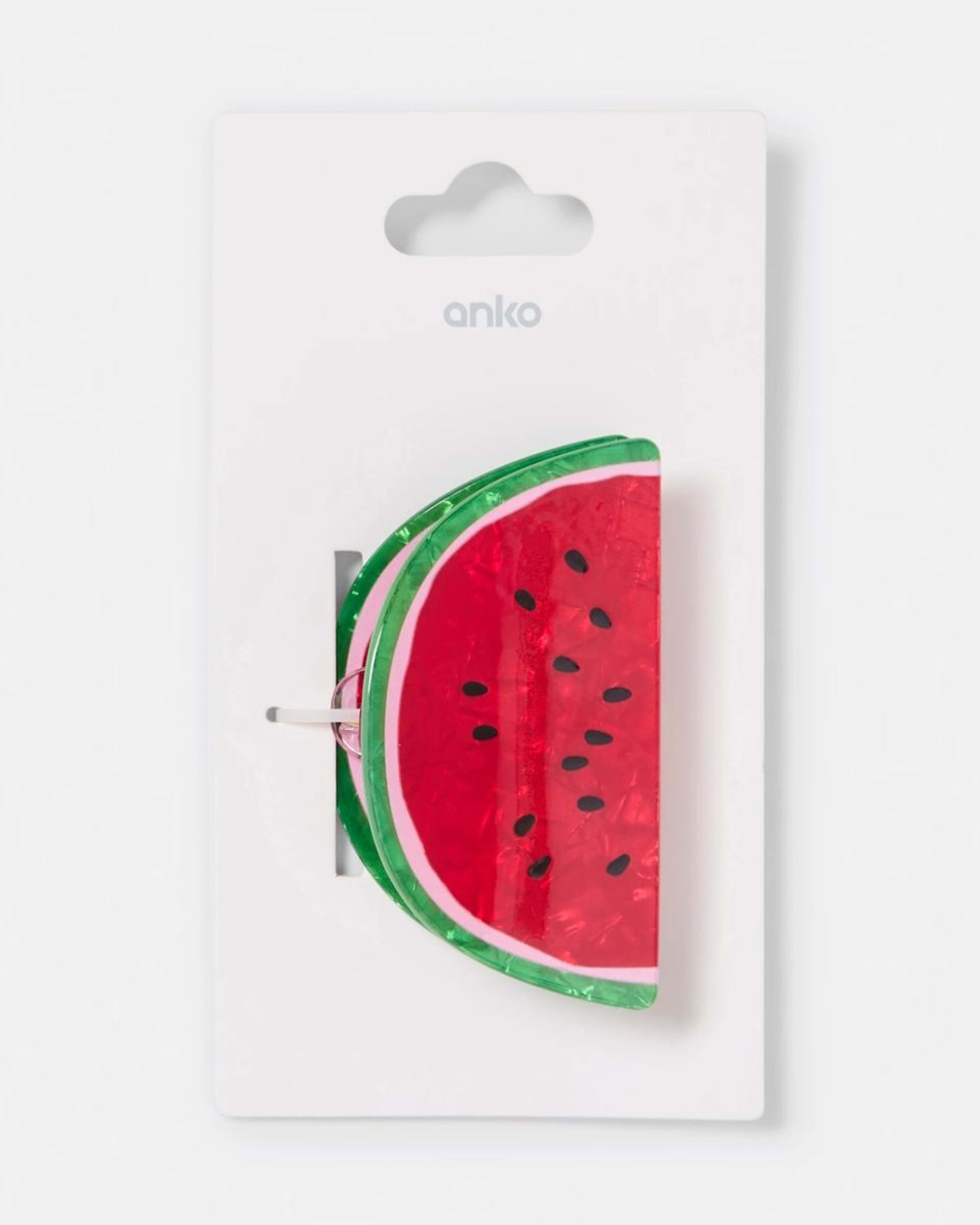 4 Red Watermelon Claw Hair Clip RED, 4 of 4