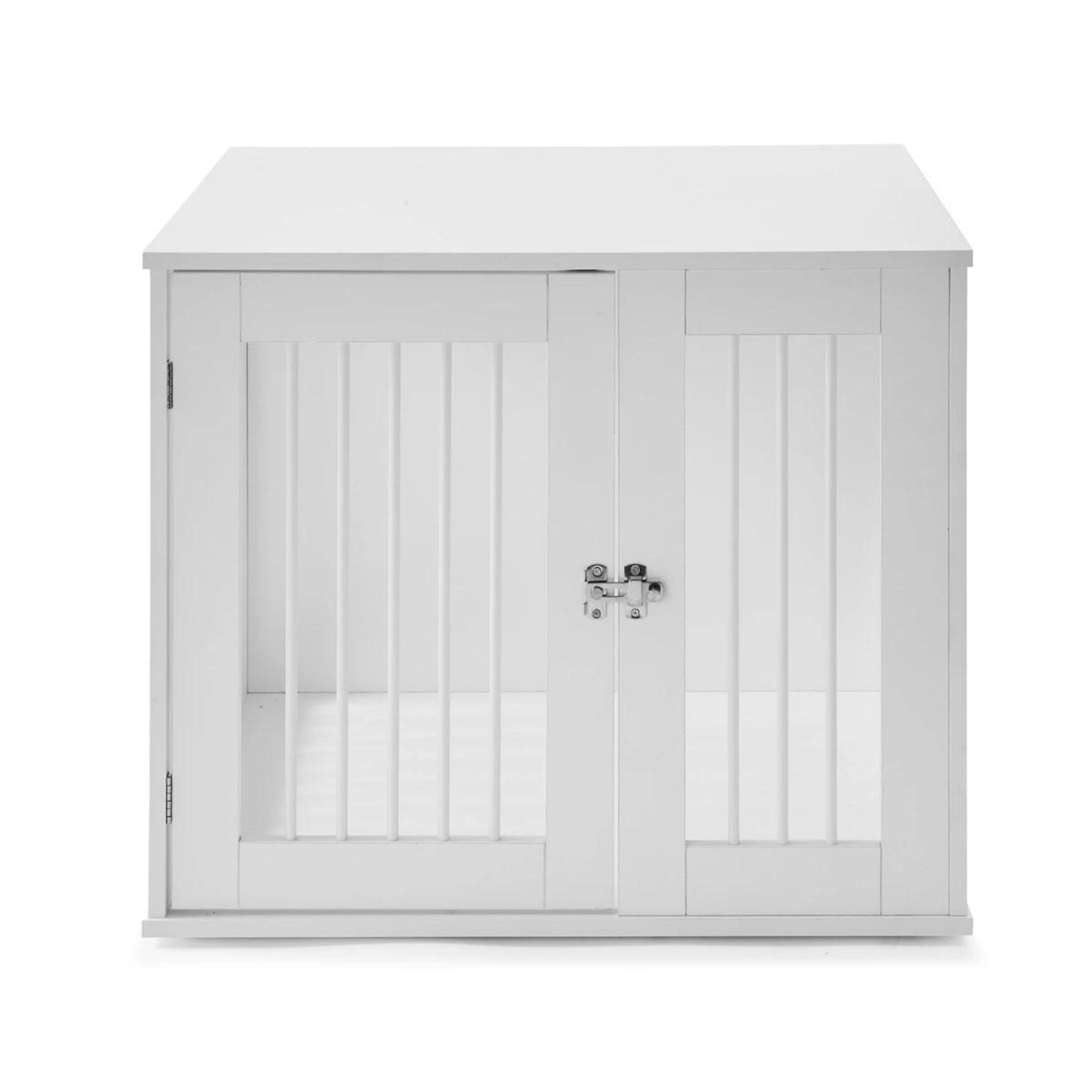 6 Pet Crate Wooden White - Medium, 6 of 10