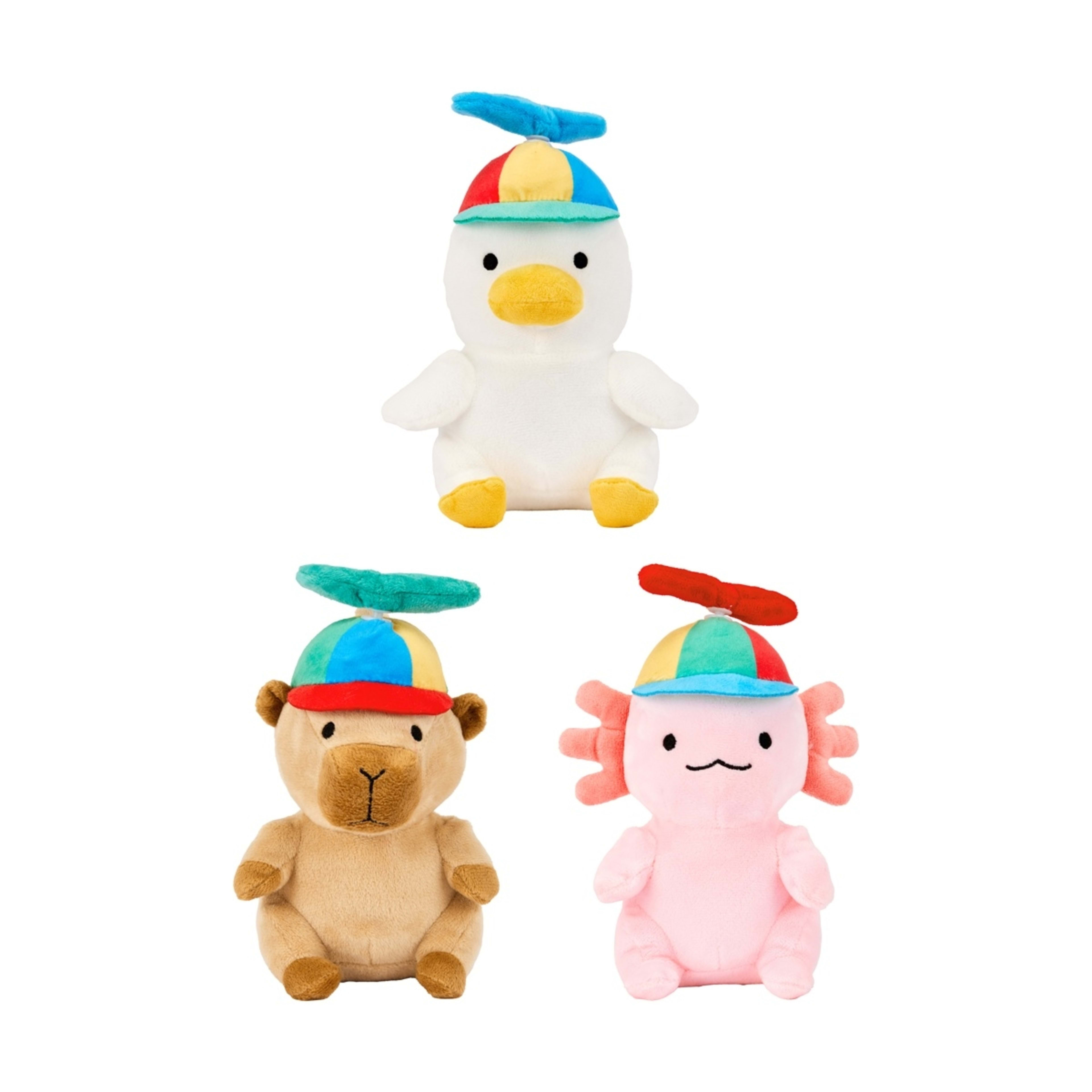 1 Spinning Head Plush Toy - Assorted