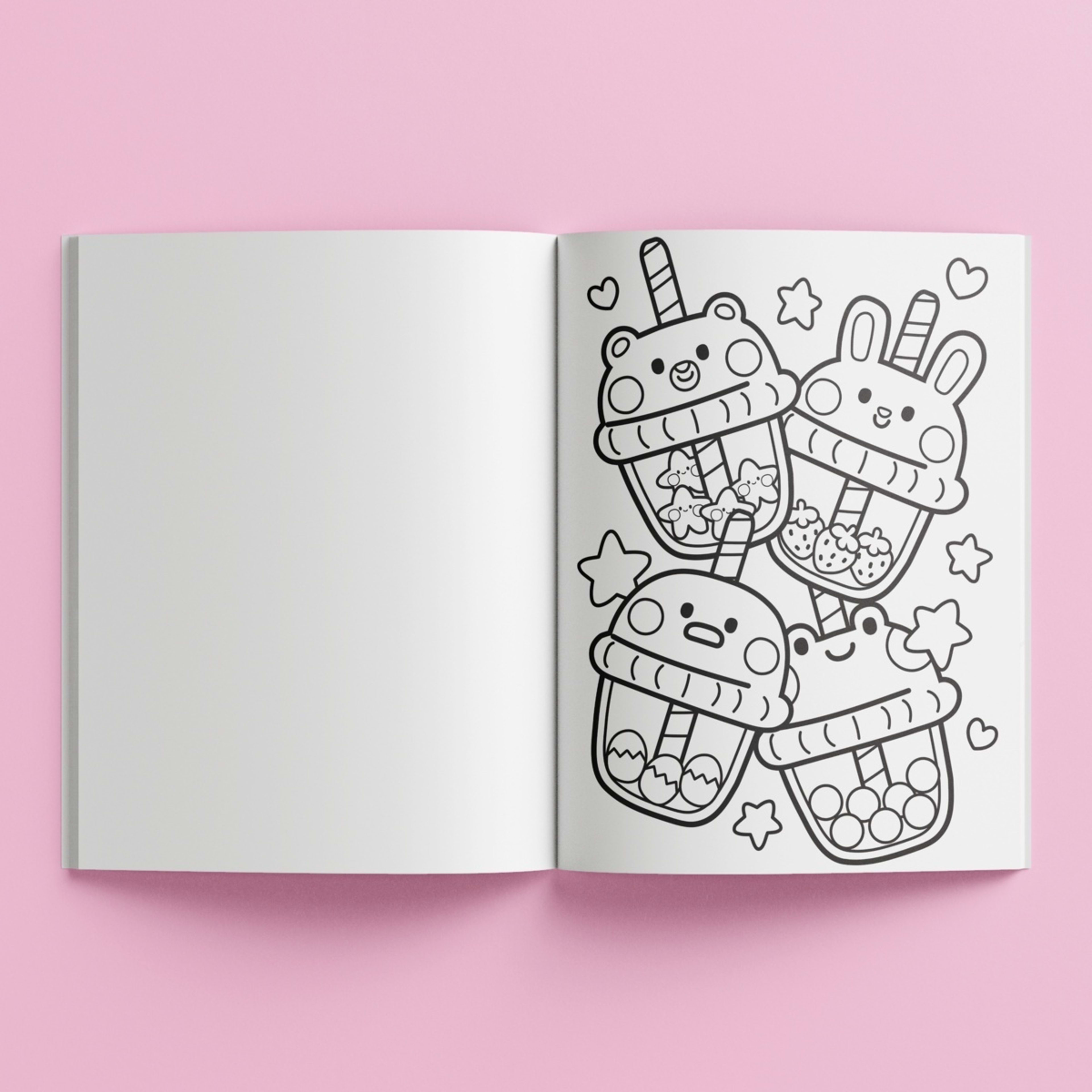 4 Kaleidoscope Colouring: Totally Bubble Tea - Book, 4 of 6