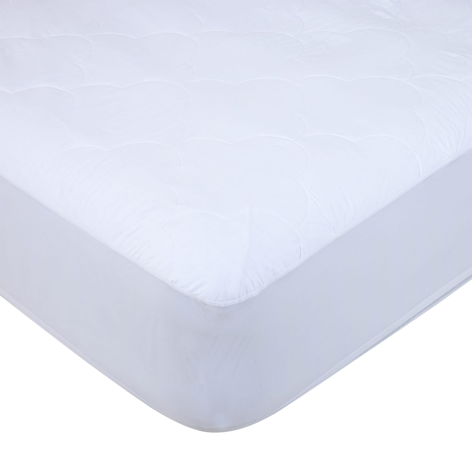 Cotton Filled Fitted Mattress Protector Queen Bed Kmart