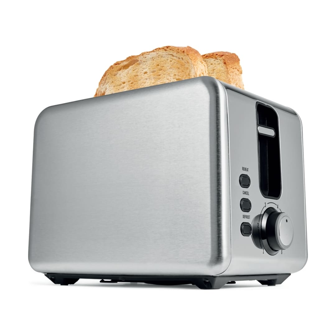 2 Slice Stainless Steel Toaster Kmart
