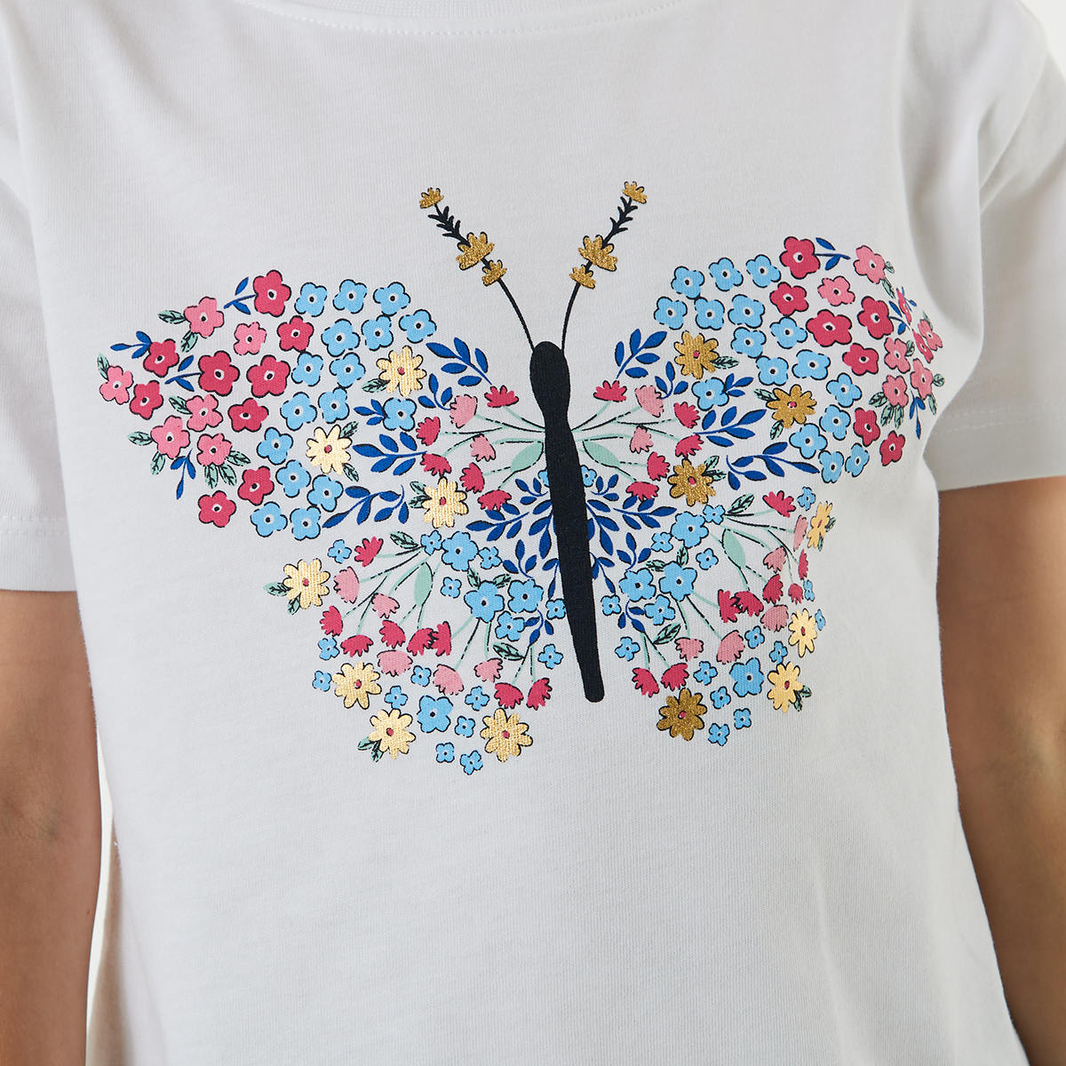 Short Sleeve Placement Print Tshirt Kmart