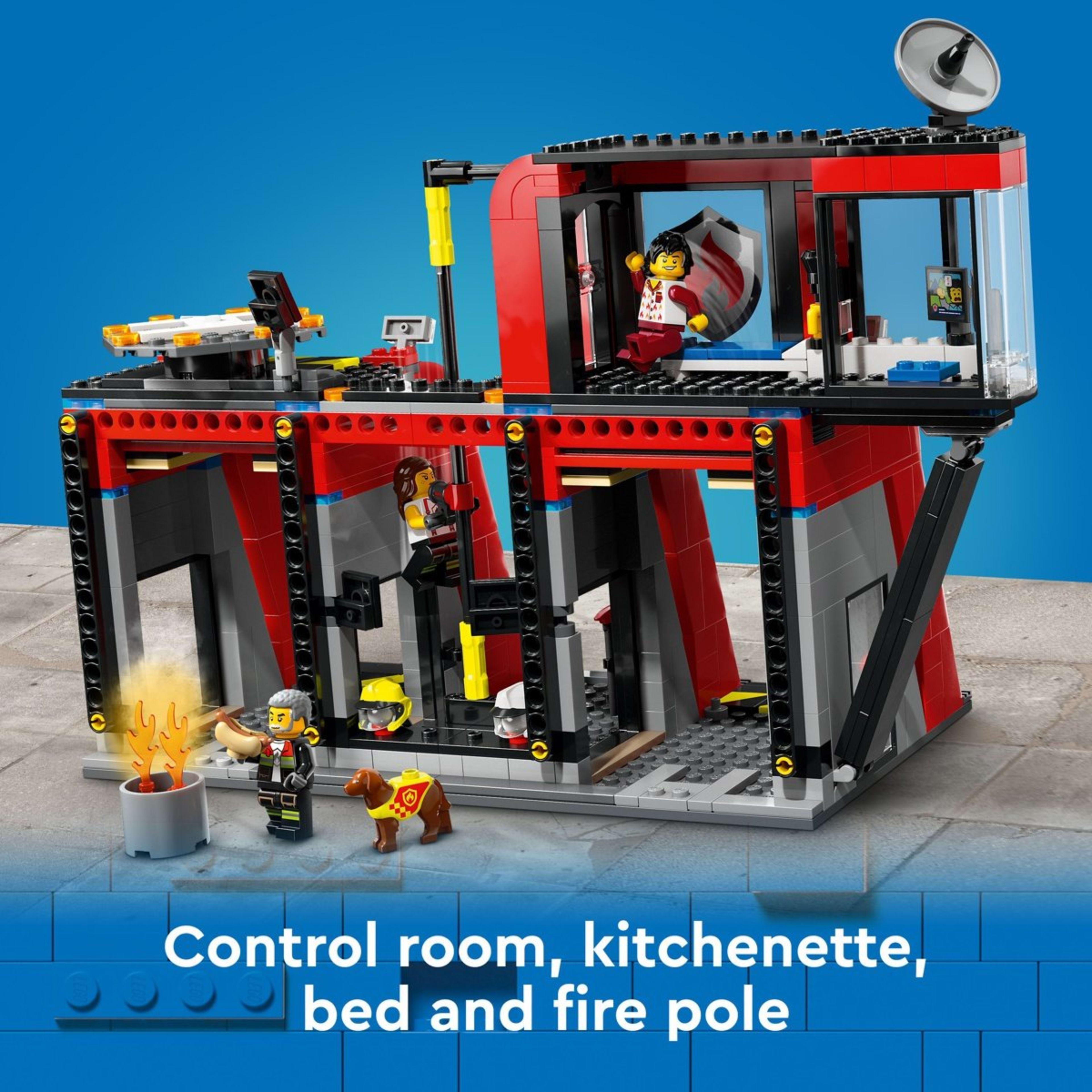 7 LEGO City Fire Station with Fire Truck 60414, 7 of 11