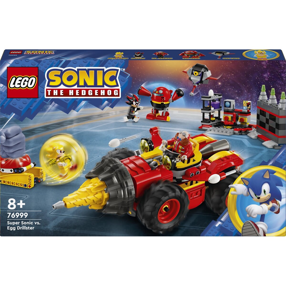 LEGO Sonic The Hedgehog Super Sonic Vs. Egg Drillster 76999 - Kmart