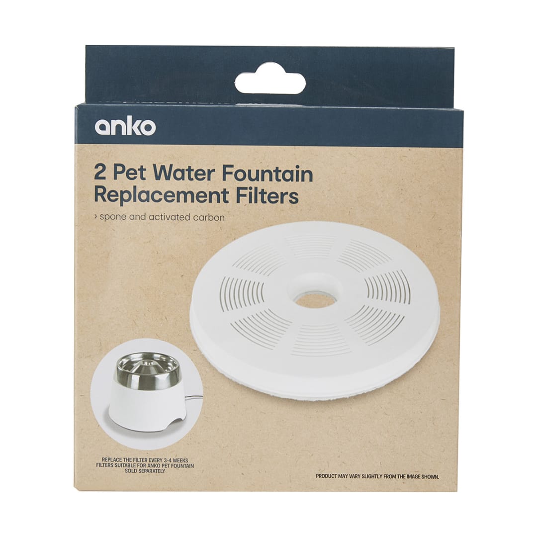 2 Pack Pet Water Fountain Replacement Filters Kmart