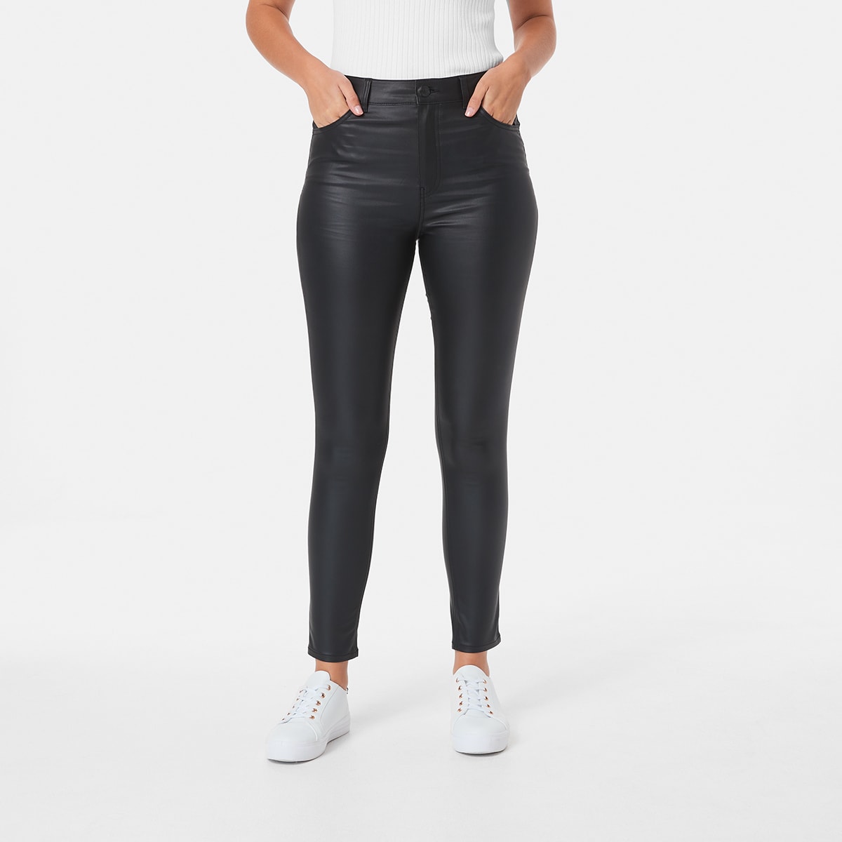 leather look pants kmart