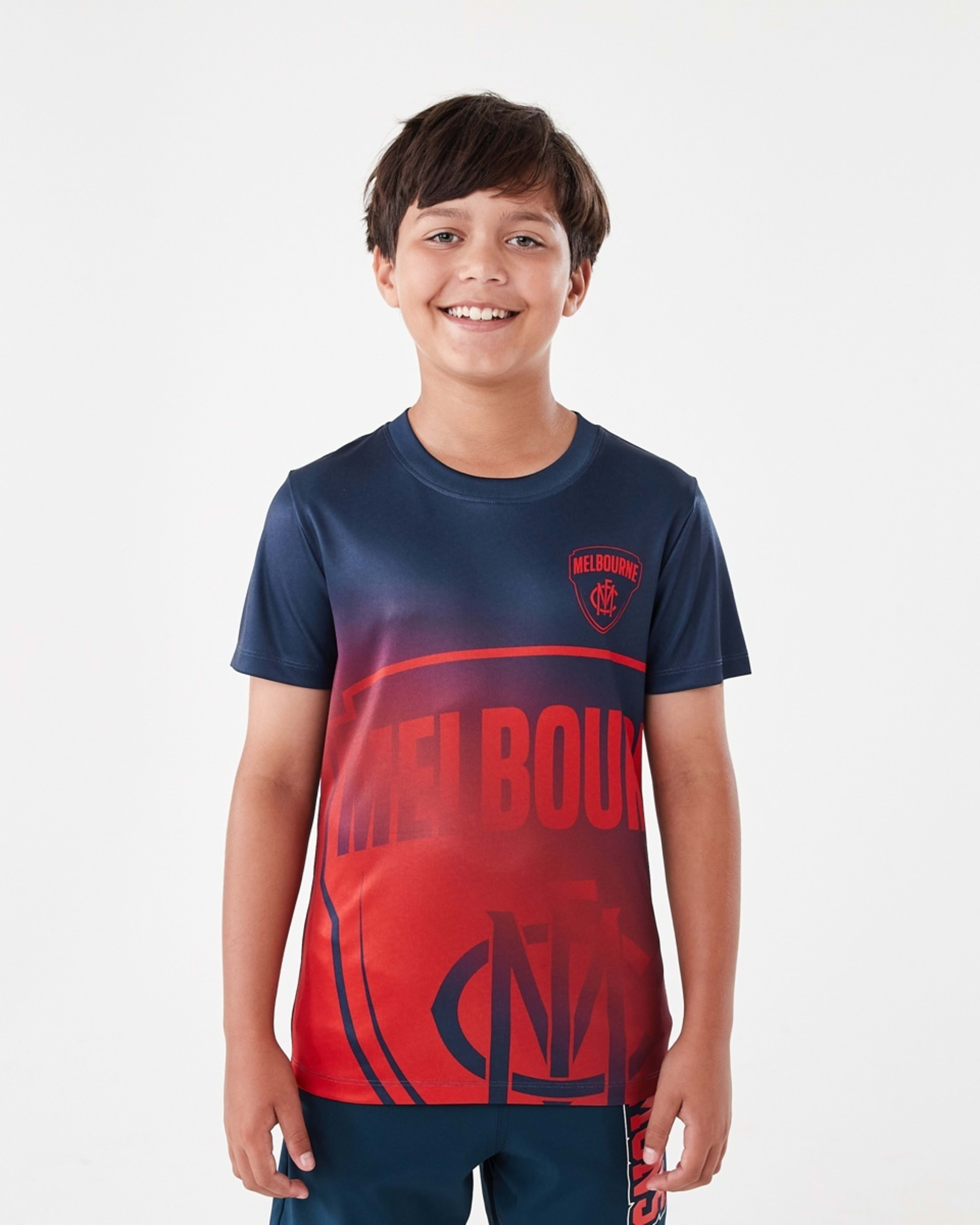 3 Official AFL Kids Training T-shirt Melbourne, 3 of 10